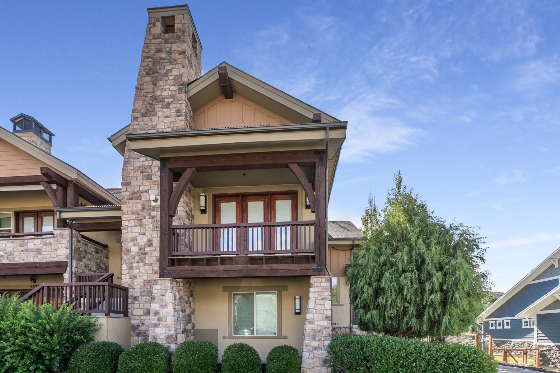 5326 N Oldgate Rd FEATURES Stunning views of the Heber valley and Mt. Timpanogos from your spacious deck off the living room.  This 3 bdrm/3bth, 2176 SF floor plan boasts lofty vaulted ceilings, gleaming hardwood floors, a floor to ceiling stone fireplace and huge windows. Enjoy preparing meals in the gourmet kitchen with knotty alder cabinets, granite countertops, stainless appliances, double oven, gas range, ample cabinet space, and a freestanding island. Cozy up by the roaring gas fireplace on cool evenings or during a winter snowfall. The luxurious main floor master suite has a walk-in closet plus a spa-like bathroom with a double vanity, tile flooring, and a huge shower. The lower level boasts an inviting family room with a fireplace, two additional bedrooms and another bathroom. Park in the two-car garage plus there is plenty of extra space for guests to park in the driveway as needed. This amazing location is just minutes away from the Provo river and world class fly fishing, several amazing golf courses and minutes from ski resorts. Take a short walk to the Coyote trail for great hiking or biking right in your neighborhood.  Beautiful established neighborhood with community center and outdoor pool.  Price excludes furnishings; however, furnishings can be purchased separately. Buyer or Buyer's agent responsible to verify the accuracy of all information. This information is subject to change without notice. Brokerage assumes no responsibility for accuracy.