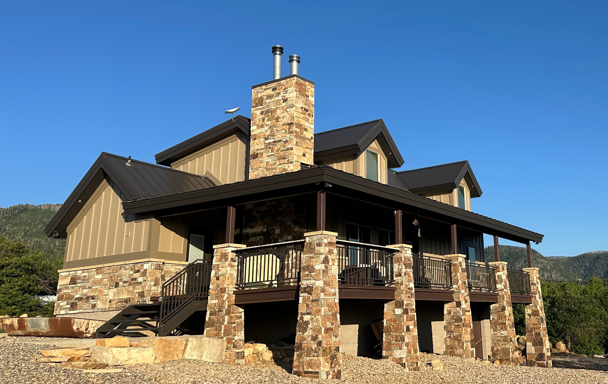 Discover endless fun at this beautiful, lightly used cabin sitting on 3 acres in the Aspen Hills community east of Mount Pleasant. Aspen Hills is a locked gated community only 1.5 hours from Salt Lake County, this property puts you right in the heart of Utah's best outdoor recreation. Rip through miles of OHV trails right from your doorstep on the expansive Arapeen Trail System and Skyline Drive, enjoy thrilling snowmobiling on pristine winter routes, or fish for rainbow trout at nearby Potters Ponds (a short drive away and perfect for fishing, camping, and more). Summer OHV riding, winter snowmobiling, hiking, mountain biking - the adventures never stop here! This solid, one-owner cabin was custom-built by the owner, a professional builder, with exceptional craftsmanship and attention to detail for lasting strength and comfort. All furniture is negotiable. The primary shower is a luxurious steam shower, and all full bathrooms feature electric in-floor heat (perfect for those chilly winter months). Water storage includes three 1,400-gallon tanks on the property; water is hauled from Mount Pleasant City. A water right with 4 shares is available for purchase. Includes Lots 718 (parcel 0000033671) & 719 (0000033672). Power is hooked up and supplied by Mount Pleasant City. Detached garage ideal for recreational toy storage or hobbies. SELLER FINANCING OPTIONS:  15% down @ 10%  20% down @ 8.5%  30% down @ 7% 30-year amortization, 5-year balloon with option to extend. Square footage figures are provided as a courtesy estimate only and were obtained from build plans and independent appraisal. Buyer is advised to obtain an independent measurement. OWNER IS AGENT. Can see by appointment only.