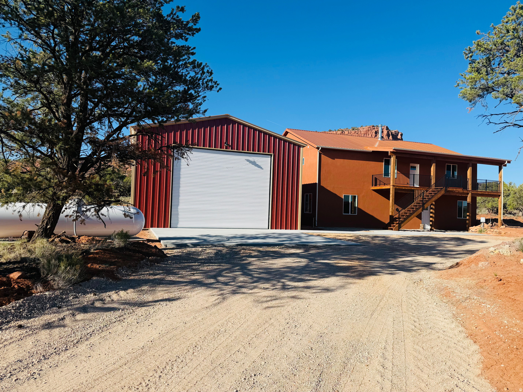 Escape to your own private sanctuary with this stunning BRAND-NEW 2 Story Home nestled on 10 sprawling acres of serene landscape. Tucked away from the hustle and bustle, this property offers a perfect blend of comfort, space and tranquility - ideal for those seeking a quiet lifestyle, hobby farm potential, or a personal getaway. This property offers the best of both worlds with 2 SEPARATE LIVING SPACES and plenty of parking for RVs and toys! Call Gracie or Tonya today to view. BUYER TO VERIFY ALL!