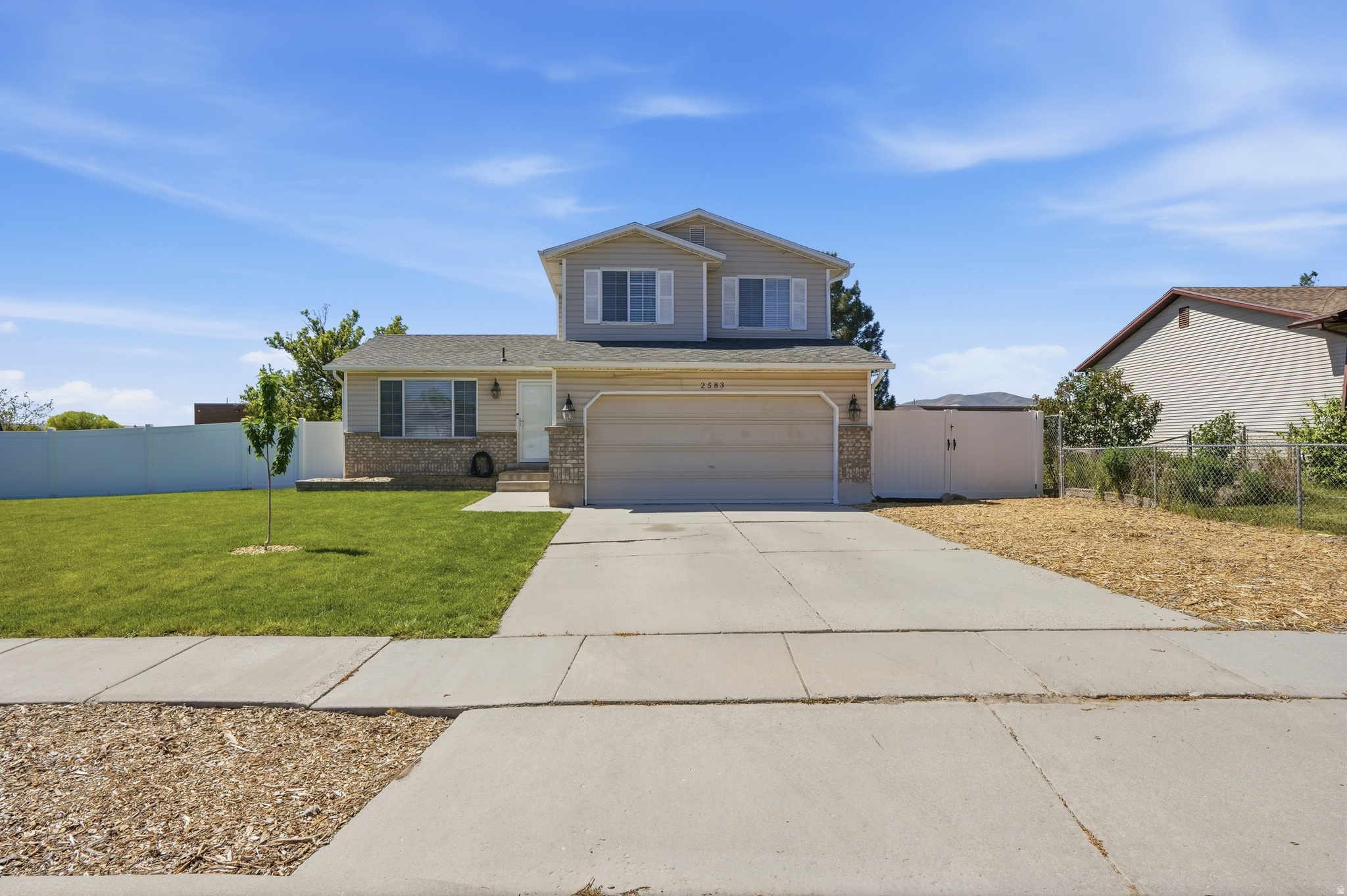 Beautifully updated home in the heart of Riverton with an ideal location close to shopping, schools, and daily conveniences. Inside, you'll find oak flooring and a thoughtfully updated kitchen and bathrooms that blend style and function. The large lot offers rare privacy with no backyard neighbors, as the home backs directly to the middle school. Step outside to take in open space and impressive mountain views from your own backyard. Square footage figures are provided as a courtesy estimate only and were obtained from county records .  Buyer to verify all.