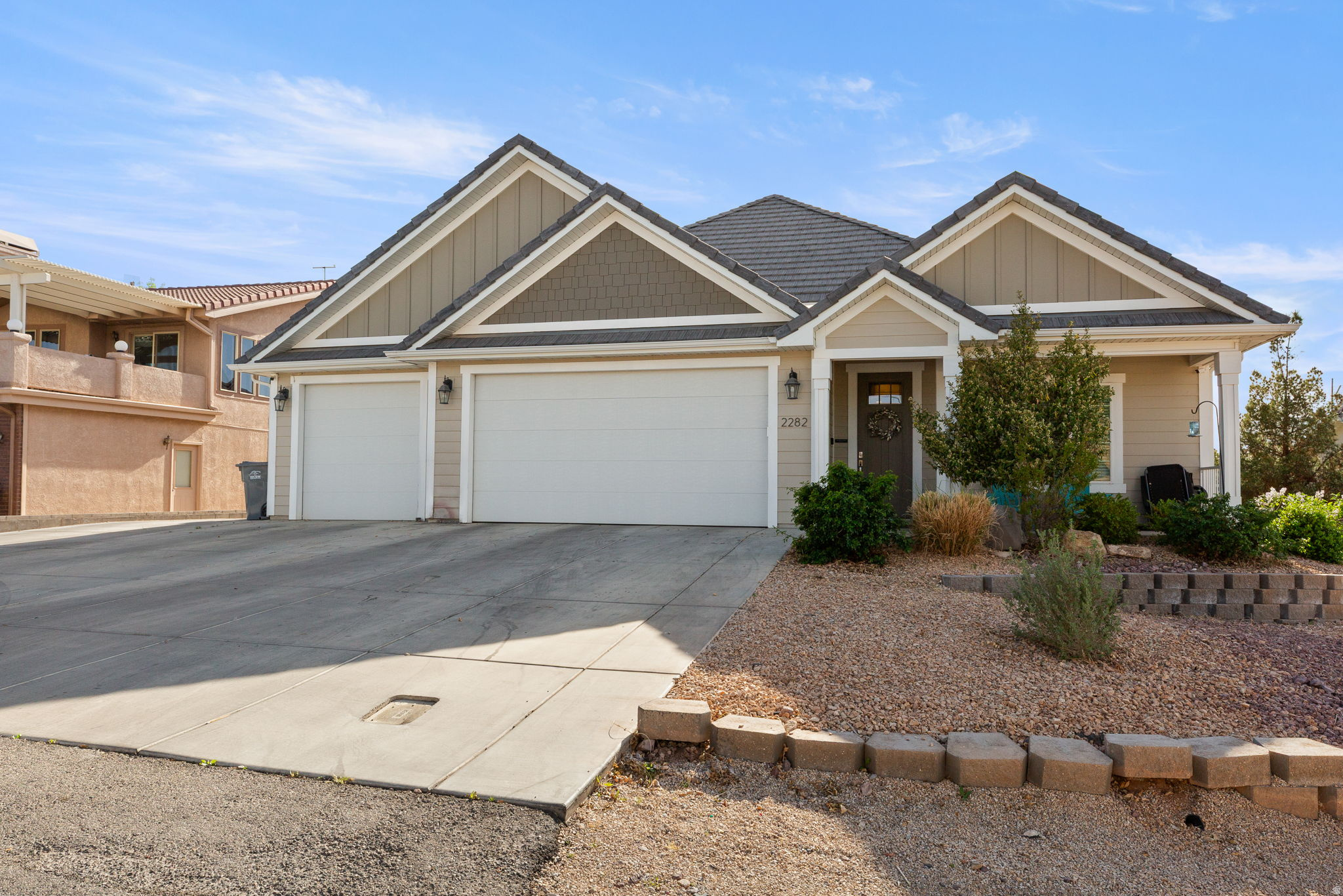 Spacious and beautifully designed 6-bedroom, 4-bathroom home located in the heart of Southern Utah, offering the perfect blend of comfort, functionality, and stunning surroundings. This home features an open and inviting floor plan with a cozy fireplace, ideal for relaxing evenings. The loft-style family room provides additional living space perfect for a media room, play area, or home office. The primary suite includes a luxurious garden tub, creating a peaceful retreat at the end of the day. Enjoy seamless indoor-outdoor living with a covered deck and patio, perfect for entertaining or taking in the breathtaking red rock views. With ample parking space for vehicles, RVs, or recreational toys, this property is well-suited for both everyday living and adventure. A rare opportunity to own a home that combines space, versatility, and iconic Southern Utah scenery.