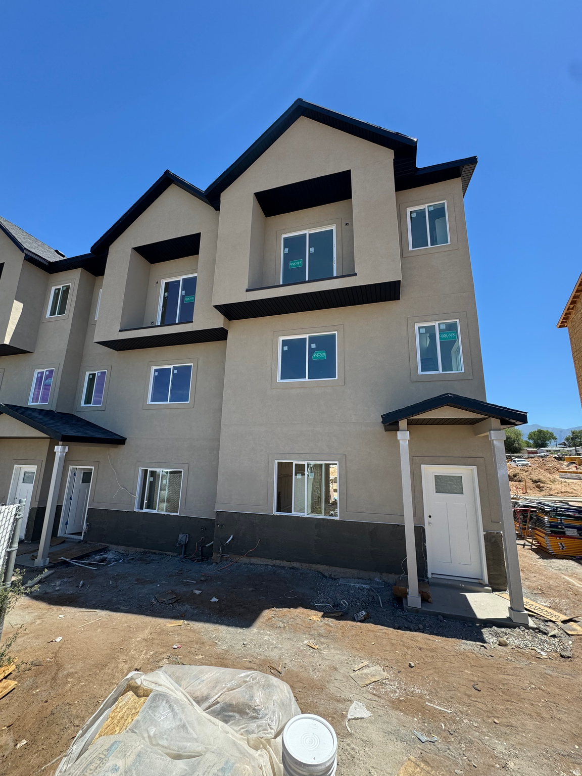 Brand new townhome community conveniently located near HAFB, freeway access, shopping, and schools.  Thoughtfully designed floor plans feature 3 bedrooms, spacious family room, oversized kitchen and beautiful modern finishes throughout. Whole house Nuvo water softener and filtration system! Incredible extra deep garage offers room for your car, full size truck, motorcycle, toys or extra storage. This unit features an extra finished space behind the garage.  Future  community amenities will include a gym, golf simulator and playground. (Expected completion June 2027)  Investor friendly community with rental opportunities allowed.  Estimated completion Mid July.  Don't miss your opportunity to be part of this exciting new community! Lower your payment with UP TO $25,000 in builder/lender incentive