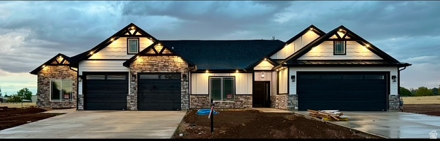 Brand new twin home in Fillmore with beautiful mountain views! This unit features an inviting indoor and outdoor fireplace along with stylish modern finishes. The kitchen is designed with white cabinetry and quartz countertops, creating a bright and timeless look. With open-concept living, 9 foot ceilings, new construction, and a prime location near local amenities, this home is the perfect mix of comfort and style. In addition preffered lender to pay an appraisal up to $600 at closing.  Seller is related to agent. Buyer to verify all.