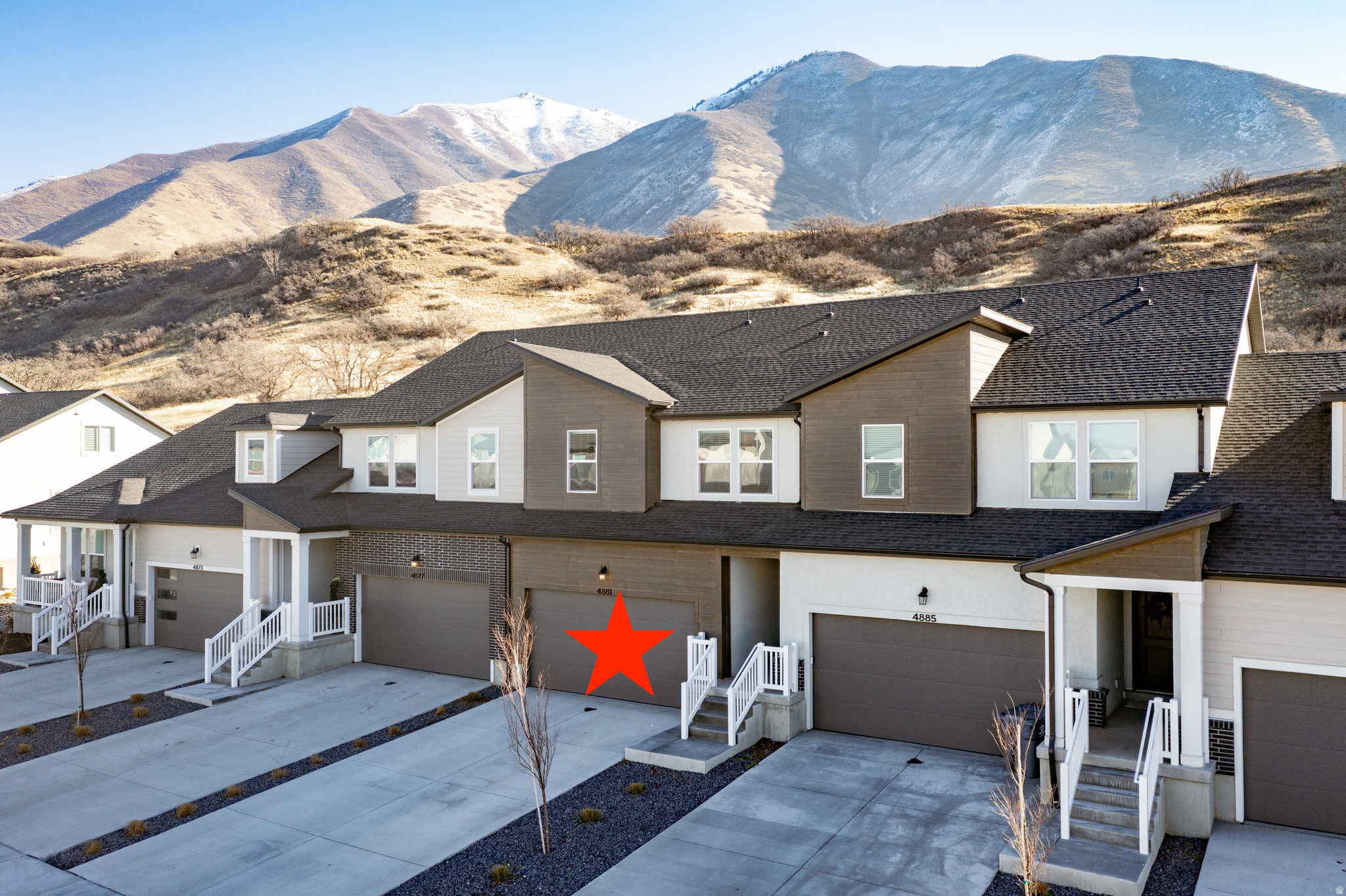 Assumable Loan at 5.75% interest rate.  Don't miss this newly built beautiful 3-bedroom, 2.5-bath townhome in the highly sought-after Harmony Ridge community!  Enjoy upgraded kitchen and bathroom finishes, mountain views, no rear neighbors, and direct access to the walking trail behind the home. Located near the mouth of Spanish Fork Canyon, you'll have easy access to hiking, biking, and endless outdoor recreation. Amenities include 2 clubhouses, a fitness center, 2 pools, pickleball courts, and more. 2-car garage, low-maintenance living, and a family-friendly neighborhood.   Square footage figures are provided as a courtesy estimate only and were obtained from the builder.  Buyer is advised to obtain an independent measurement. Agent is related to the seller.