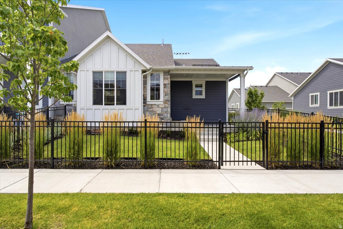 Elevated Living Starts Here! This beautifully upgraded rambler-style townhome offers the perfect blend of low-maintenance living and exceptional community amenities. Featuring 4 bedrooms, 2.5 bathrooms, and a desirable main-level primary suite, this thoughtfully designed home provides easy, functional living for every stage of life. You'll love the $12,000 in premium upgrades, including upgraded cabinetry, designer paint, stylish backsplash, gas range, upgraded carpet, and upgraded hardware throughout the kitchen and bathrooms. A water softener plus newer washer, dryer, and refrigerator are all included, making this home truly move-in ready.  Step outside and enjoy an amenity-rich community featuring a pool, hot tub, pickleball courts, and two expansive green spaces perfect for recreation, relaxation, and gathering with family and friends. Conveniently located near shopping, dining, parks, schools, and commuter access, this home offers the lifestyle you've been looking for with the ease of townhome living.  This is the Perfect Blend of Comfort & Convenience so you can Live More & Maintain Less. Schedule your home tour today!