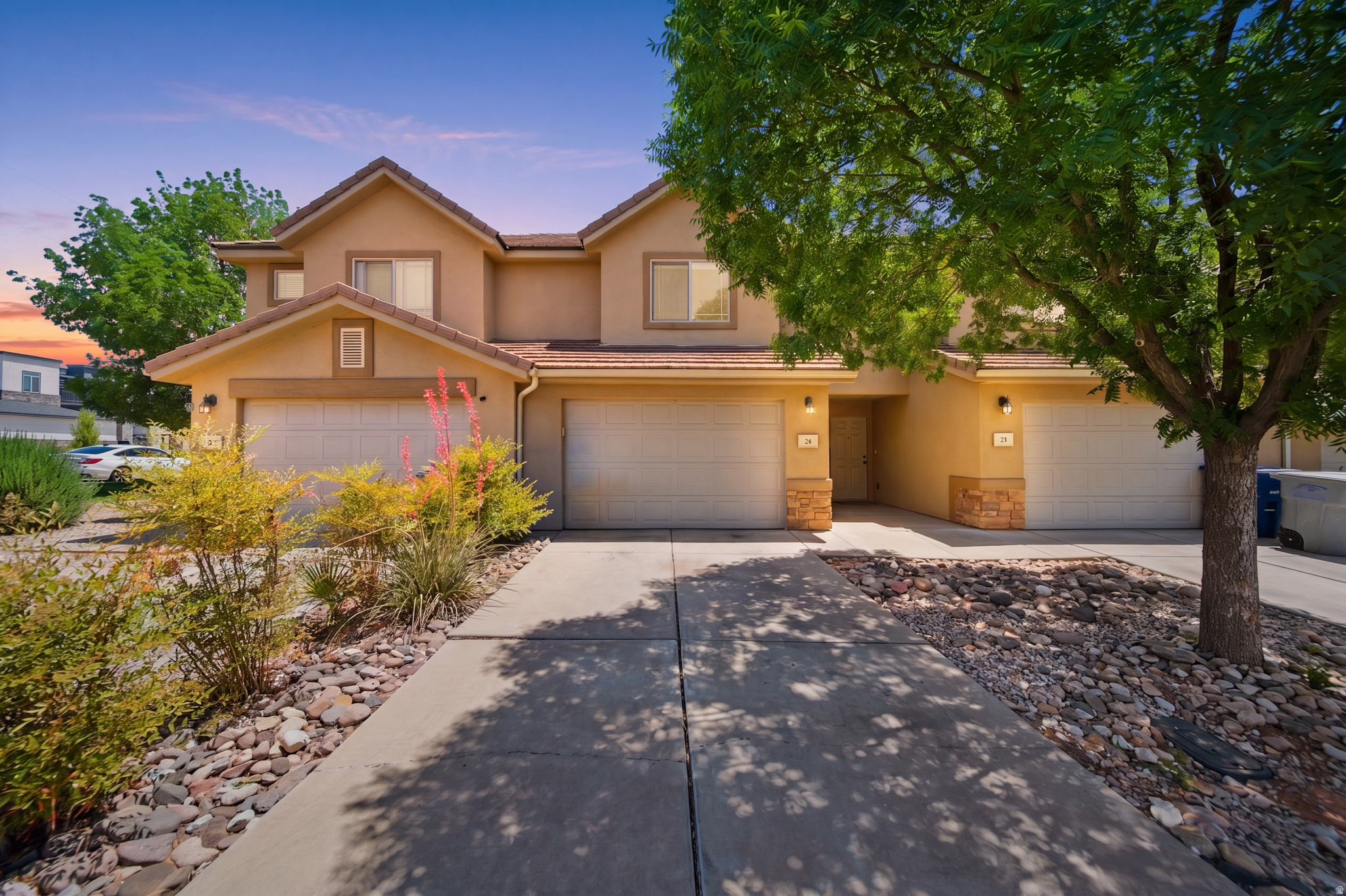 Enjoy the easy St. George lifestyle in this clean, move-in ready townhome! Whether you're looking for a full-time residence, winter retreat, or low-maintenance investment, you'll love the combination of comfort and convenience. Spend sunny afternoons at the community pool, stay active in the exercise room, or gather with friends and neighbors at the clubhouse.  Inside, the well-maintained layout offers 3 bedrooms and 2 bathrooms with all appliances included, featuring a new dishwasher and new dryer. The epoxy-coated garage adds durability and a polished finish, while the private 20' x 16' enclosed patio creates the perfect space for morning coffee, outdoor dining, or relaxing year-round. With thoughtful updates and resort-style amenities just steps away, this home is ready for you to enjoy from day one.