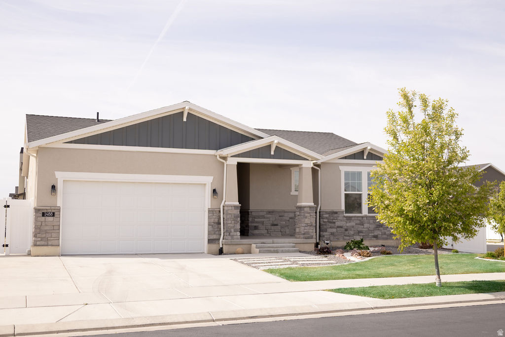 BETTER THAN NEW CONSTRUCTION!! Why? Because everything is finished, and all you need to do is walk in and make it your home! Welcome to this meticulously maintained, corner-lot gem! Nestled in a friendly neighborhood, this like-new home offers comfort, charm, and functionality, both inside and out. This home is so much bigger than it looks! Walk inside to see a bright, open layout with room for large gatherings. The upstairs features 3 bedrooms and 2 full bathrooms. The completely finished basement has 3 more bedrooms, a full bathroom, and an oversized gathering area with a TV center, game room, versatile nook, and dry bar. So clean, so beautiful! There is ample storage with large closets throughout, a radon mitigation system for health and peace of mind, and a water softener. Step outside and into your dream yard! Enjoy peaceful time in the large gazebo and oversized patio. There are multiple fruit trees, raspberry bushes, and raised garden boxes in addition to the low maintenance landscaping that is set up with a drip system and automatic sprinklers. You will love the extra RV parking and the fully fenced lot. This home is truly turnkey. Everything is complete and ready for you to move in and located close to schools, shopping, and a large regional park.  Square footage figures are provided as a courtesy estimate only and were obtained from county records.  Buyer is advised to obtain an independent measurement.
