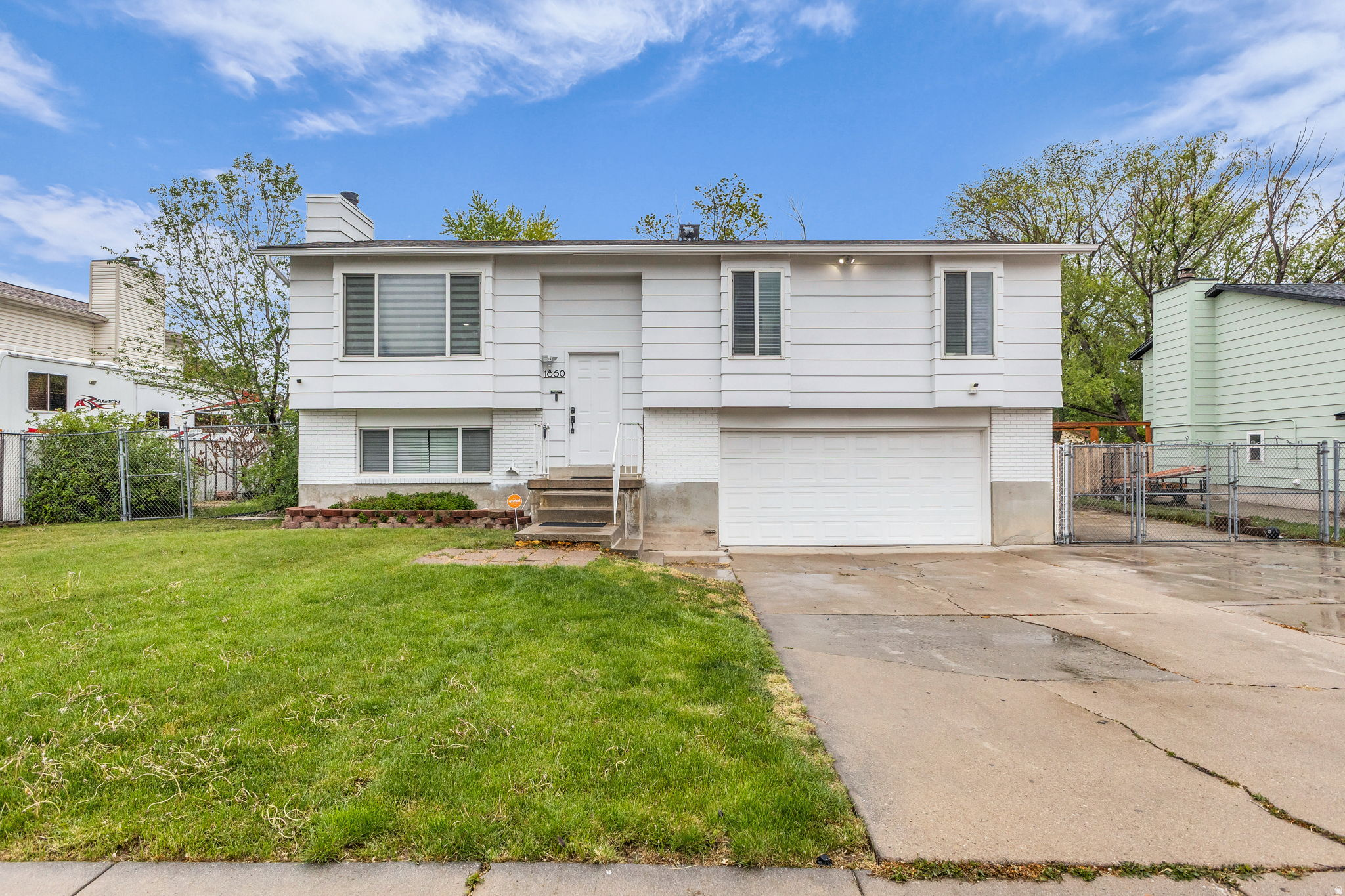 Motivated Seller !! Price Adjustment! . Remodeled kitchen, baths, and more! This home has something that most split-entry homes don't have - a master bath! Come take a look at this amazing home in a secluded subdivision of West Jordan! This home is located close to shopping centers and main roads. The basement has been finished and can be used as a mother-in-law apartment if needed - use the income from the apartment to qualify! The yard is large with a huge deck and tons of parking! Tons of upgrades, including quartz countertops, new cabinets, bathrooms, and more. Come take a look - you will fall in love! Square footage figures are provided as a courtesy estimate only and were obtained from the MLS. Buyer is advised to obtain an independent measurement.