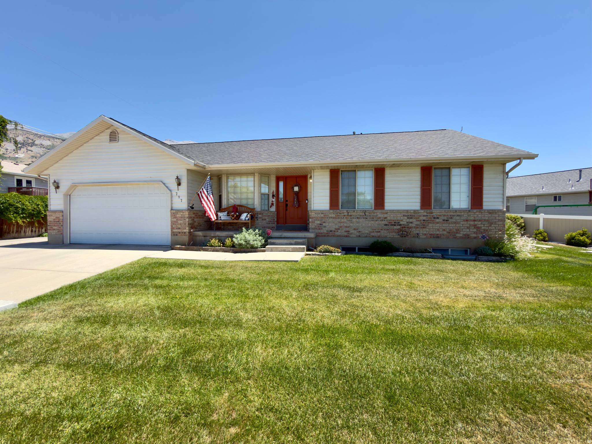 This home has it all!!! Fully remodeled & well cared for east bench rambler with basement apartment that has a walk-out/private entrance & separate off street parking space. Kitchen & laundry on each level. All basement kitchen appliances included. Upstairs fridge and washer/dryer are negotiable. Excellent location in a quiet neighborhood. Built-in lighted entertainment center, surround sound up & down, LVP flooring, granite counters in both kitchens, stainless steel appliances, brand new dishwasher, white kitchen cabinets, 2 water heaters. Roof just replaced in October 2025. Newer AC. Huge (about 11' wide, 30' long, 12' high) covered parking/storage/RV/boat/trailer parking in the backyard. Large shed behind the storage. Kids custom playhouse with loft in backyard. Built-in pergola included. Fire pit. In-ground tramp. Tons of storage closets & cold storage room. This is a must see & won't last long! Buyer to verify all info.