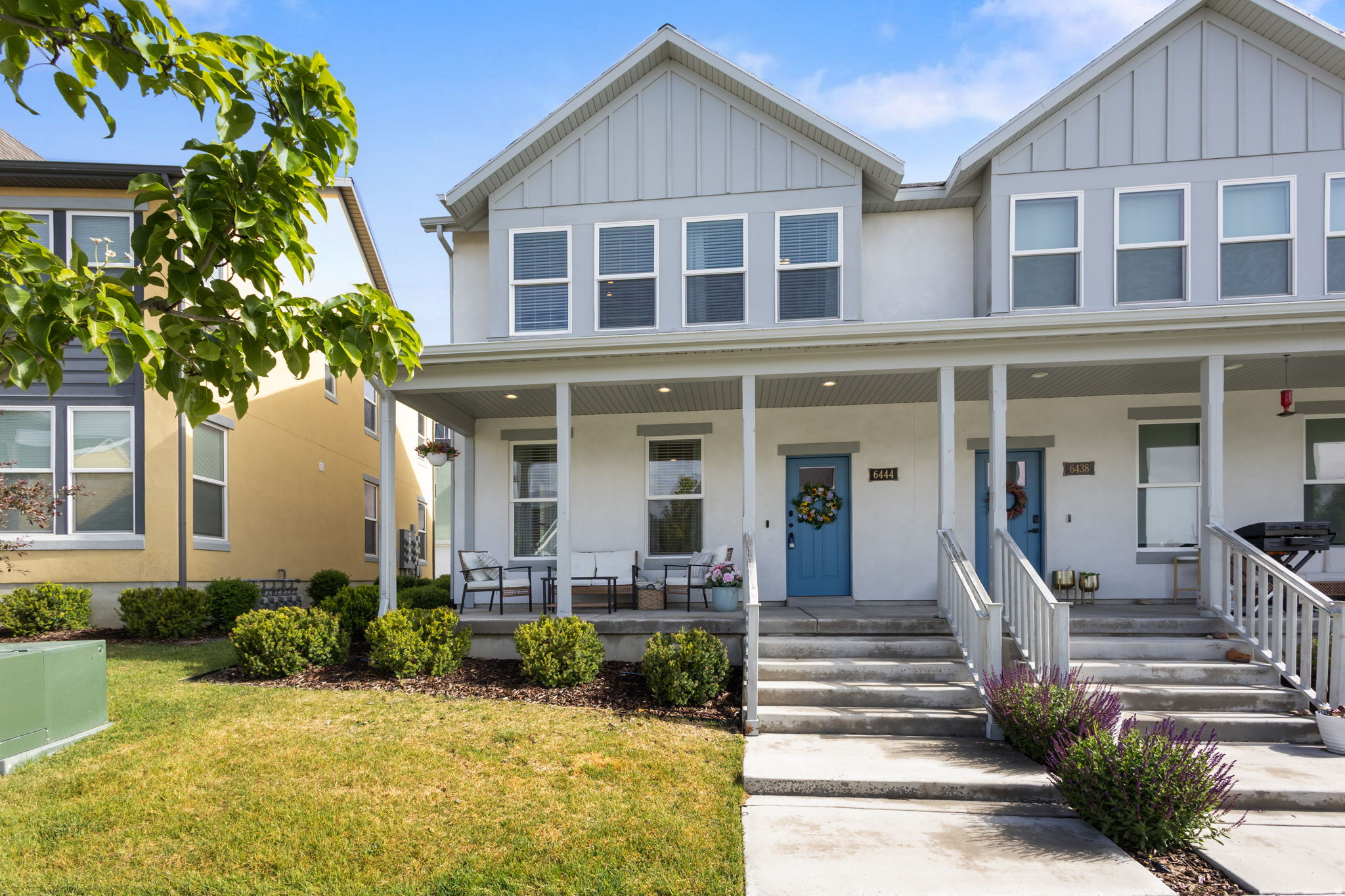 Like new with a bright open floorplan, large windows, stylish finishes, and spacious living areas designed for comfortable living and entertaining. Enjoy low maintenance living in the heart of Daybreak with access to pools, biking trails, community center and gym, plus walking distance to the watercourse and just minutes from the ballpark. Ask about 1% temporary rate buy down offered through preferred lender. Square footage figures are provided as a courtesy estimate only and were obtained from the county. Buyer is advised to obtain an independent measurement.