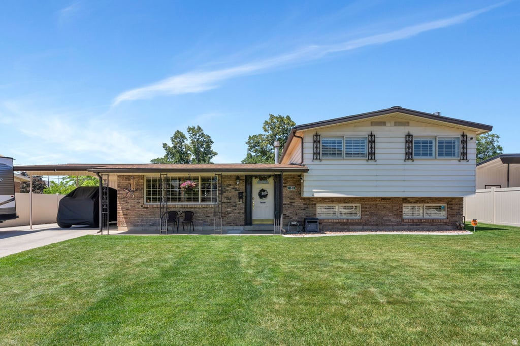Charming Central Orem Home-Updated, Move-In Ready, and Prime Location.  Welcome to this beautifully maintained home in the heart of Orem.  Located just minutes from the high school, City Center Park, shopping, restaurants, and quick access to I-15, this location makes everyday living and commuting easy.  Inside you'll find updated wood floors and granite countertops with an updated kitchen.  The bathrooms have also been thoughtfully updated, creating a modern feel throughout the home.  Major improvements provide a peace of mind, including all new plumbing lines installed 2025 as well as a new gas fireplace insert, new roof, and new sprinkler system to keep the exteriors looking at its best.  Additional features include a separate basement entrance, offering excellent flexibility for future use or apartment, storage, or additional living potential.  The unfinished basement provides room to customize and build equity, while RV parking adds valuable convenience and extra space.   This home is a MUST SEE, you won't want to miss it!  Square footage figures are provided as a courtesy estimate only and were obtained from Utah County Records.  Buyer is advised to obtain an independent measurement.