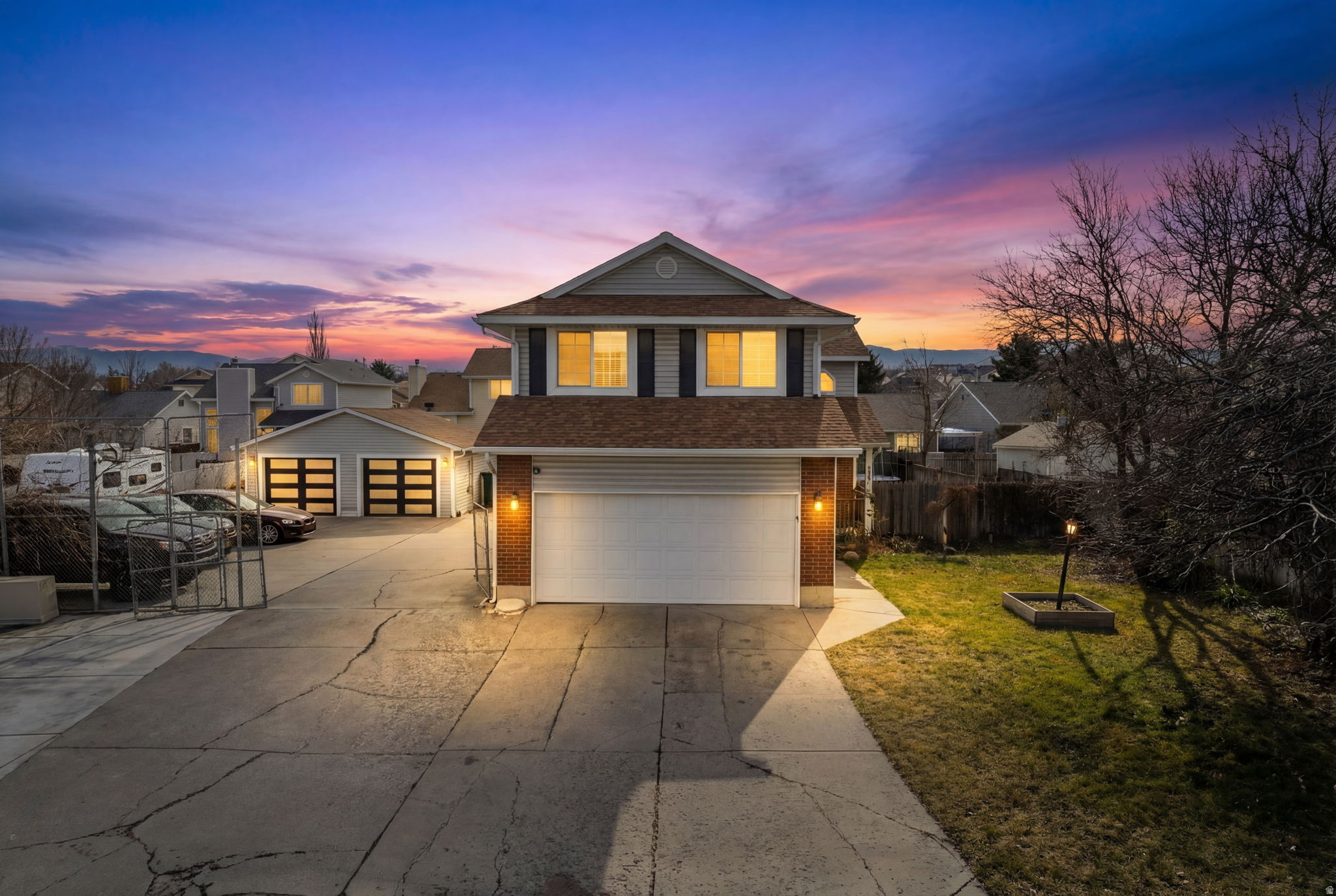 This West Jordan home is one that truly gives you options. Featuring a rare four car garage including a detached two car garage plus RV parking, there is space for the car enthusiast, weekend hobbyist, extra storage, or even future rental potential. The detached garage offers incredible flexibility and could easily become a workshop, creative studio, or the ultimate hangout space. Inside, the layout is designed for the way people really live today with room to grow, work from home, or create additional income opportunities. Conveniently located near parks, shopping, and everyday essentials, this property blends comfort, function, and long term possibility in a way that is hard to find.