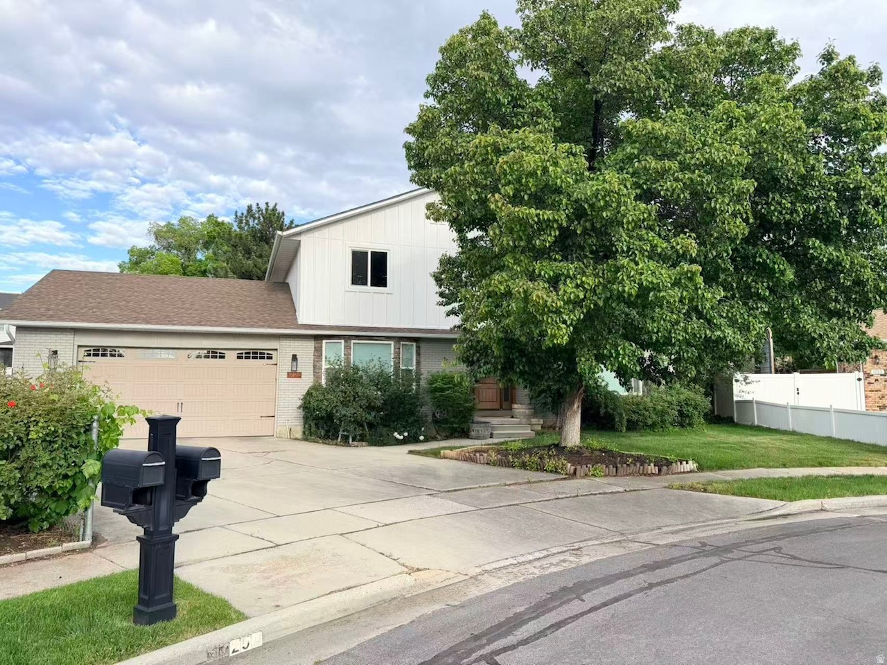 Beautiful and fully remodeled home tucked away at the end of a quiet, family-friendly cul-de-sac in a highly desirable East Sandy neighborhood. This charming 2-story home features a fully fenced, secluded yard complete with a mature garden and an automatic sprinkler system.  Inside, the home boasts elegant waterfall quartz countertop, whole-house humidifier, newer laminate flooring throughout main floor, hardwood floor in the master bedroom, new windows in 2018, smart control window shades in bedrooms, newly renovated bathrooms and stainless-steel appliances with induction stove. The spacious upstairs primary suite serves as a private retreat, featuring a walk-in closet and dedicated master bath.  Practical highlights include an attached deep garage with ample built-in storage shelves. New roof in 2016. Radon mitigation system installed in 2024. Situated in the top-rated Canyons School District, you are just minutes away from local schools, the Sandy Library, and Alta View Hospital. Ideal for families or investors seeking excellent rental potential in a prime location.