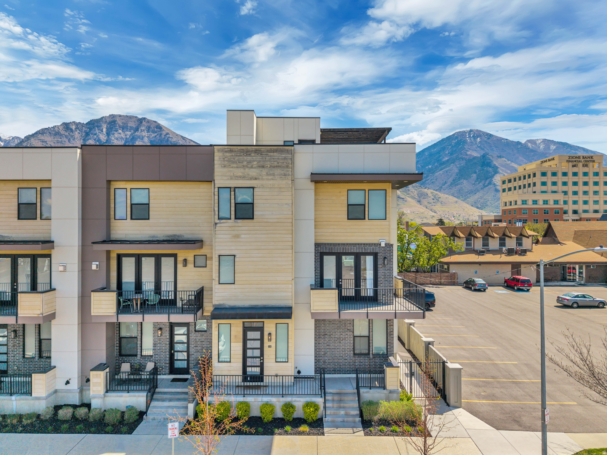 Elevated townhome living in the heart of Provo. This rare end-unit offers one of the largest floor plans in the community, combining quality construction with a layout that lives bigger than most. Designed with flexibility in mind, the home features three bedrooms on the upper level plus an additional bedroom on the entry level, ideal for a home office or guest space. A private in-unit elevator adds everyday convenience and sets this property apart from anything else in the area. The main living space is open, bright, and functional, flowing seamlessly out to a view deck complete with a fireplace that's perfect for taking in the mountain backdrop and enjoying Provo's four-season lifestyle and views in every direction. Located just minutes from Brigham Young University and Utah Valley University, Provo Canyon, hiking trails, and downtown Provo, this is a spot that truly puts you in the center of it all. A rare opportunity to own a one-of-a-kind, upgraded townhome in one of Provo's most central locations. Buyers/buyers for more info.