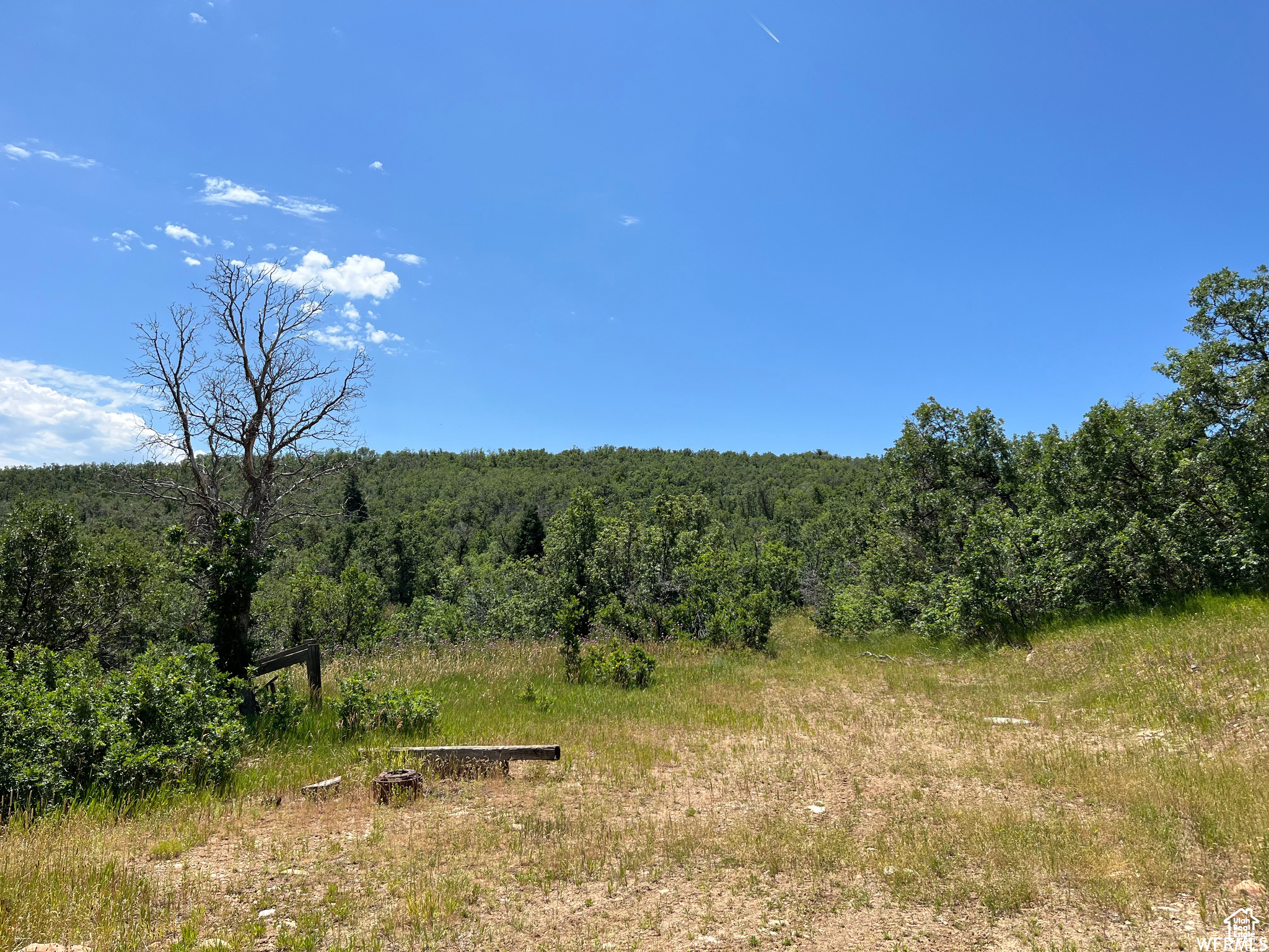 Beautiful lot located up Hobble Creek Canyon. 2 flat buildable areas on this nice piece of property, with an upper & lower road for accessibility. (1 building permit to 3 acres , livestock including horses must be corralled at least 500 ft away from neighboring homes) Seasonal creek & area for RV parking. Minutes to Hobble Creek golf course, hiking, biking, side by side trails, horseback riding, fishing, snowmobiling, etc... Serene mountain vies with all kinds of wildlife to call your neighbors. This land borders BLM & Nebo District land for added wooded privacy! Only 20 minutes from town. Gated community.
