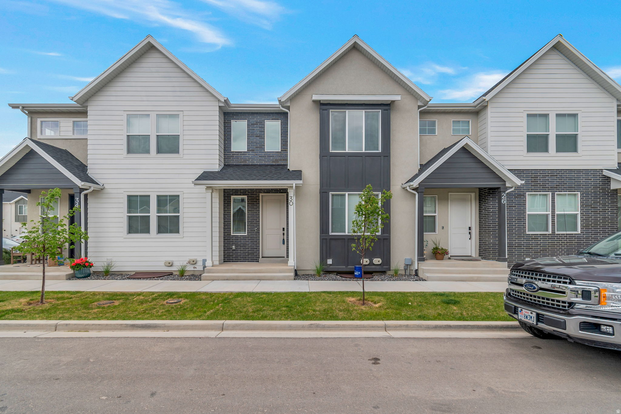 Are you looking for a brand new build, but want ALL appliances and blinds included? How about a fully finished basement and the garage already having an epoxy floor? This new home was just purchased by the first buyer 1 month ago! However plans have changed and this home can now be yours! Featuring an open floor plan with high ceilings, you will fall in love with the beautiful kitchen, pantry and giant island! Stainless steel appliances including a 5 burner gas range, built in microwave AND WASHER/DRYER are all INCLUDED. The primary suite includes a massive walk in closet and en-suite bathroom. Did you notice the laundry is on the upper floor near the bedrooms? Plus this home comes with so much storage! It has everything you need, and is located in a brand new community, tucked away but close to shopping districts, local eateries, golf courses and all the outdoor activities you can think of.  Minutes away from central Springville and Spanish Fork with quick freeway I-15 access. Schedule your appointment today!
