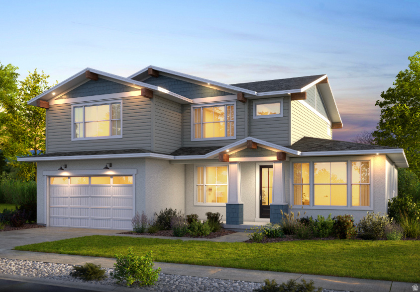**ESTIMATED COMPLETION DATE-EARLY 2027**Meet the stunning Sun Valley Craftsman design, featuring four bedrooms and 2.5 bathrooms. The striking two-story ceiling floods the space with natural light, enhancing the open-concept kitchen, family room, and semi-formal dining area. A versatile multipurpose room off the entryway offers options as a formal living room or office, while the main floor primary suite provides an enchanting retreat with an en suite bathroom and spacious walk-in closet. Upstairs, you'll find three spacious bedrooms, including a loft, along with a convenient laundry room and second full bath. This amazing home is located in Firefly, the master-planned community built specifically for kids to live life unplugged. Stop fighting over screen time and start reconnecting in an environment engineered to encourage play. Firefly isn't just a neighborhood, it's a 350+ acre network of parks, trails, and amenities designed to inspire adventure and activity. The day you move in, your kids will be enjoying the skate and wheels park, the bike pump track, the downhill mountain bike course, pickleball and basketball courts, neighborhood playgrounds, and miles of trails. Is your child shy? Firefly has the region's only full-time Activities Director curating weekly activities and events for all ages, encouraging families and neighbors to connect in nature. Located in Eagle Mountain, Firefly is an easy commute to the Silicon Slopes, with close proximity to shopping and entertainment. Just 40 miles south of Salt Lake City and 30 miles north of Provo, it's one of Utah County's fastest-growing cities. Book a tour of this beautiful Candlelight home, explore all the amenities, and see for yourself why Firefly is the best place in Utah to raise your kids.