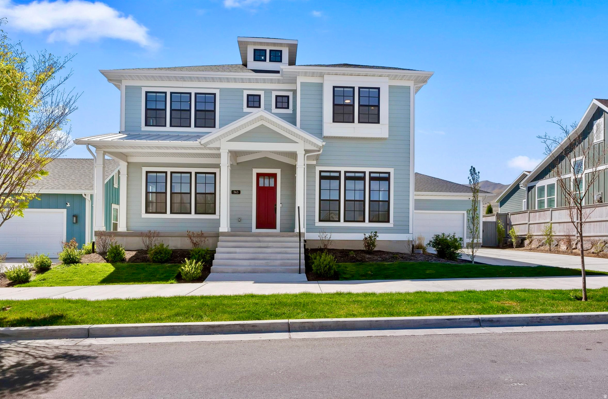 $50,000 PRICE REDUCTION!!  SELLER is also OFFERING $8,000 toward CLOSING COSTS when you use our preferred lender ...***...   NEWER 2023 HOME with an OVERSIZED 4-CAR GARAGE, magnificent VIEWS, tons of UPGRADES, and NO BACKYARD NEIGHBORS!!   Step inside and you'll immediately fall in love with the SOARING CEILINGS, OPEN LAYOUT, and STUNNING VIEWS right from your living room.   The chef's kitchen features high-end STAINLESS STEEL APPLIANCES, CUSTOM CABINETRY, and QUARTZ COUNTERTOPS - perfect for both everyday living and hosting guests.   The Primary Bedroom is spacious, offers STUNNING MOUNTAIN VIEWS, and includes a spa-like Ensuite Bathroom and a huge Walk-in-Closet.   The Family Room downstairs is huge, and perfect for a HOME THEATER, GAME ROOM, or additional entertaining space.   Enjoy your own PRIVATE BACKYARD OASIS  - perfect for relaxing or hosting summer BBQs with friends and family.  LOCATION is unbeatable! Walking distance to the LDS TEMPLE and UTAH LAKE, and less than 3 minutes to Schools, Parks, and Golf Courses.   This is the home you've been waiting for - come see it today! Information and measurements are provided as a courtesy. Some photos are virtually staged. Buyer is advised to obtain their own measurements and verify all information.