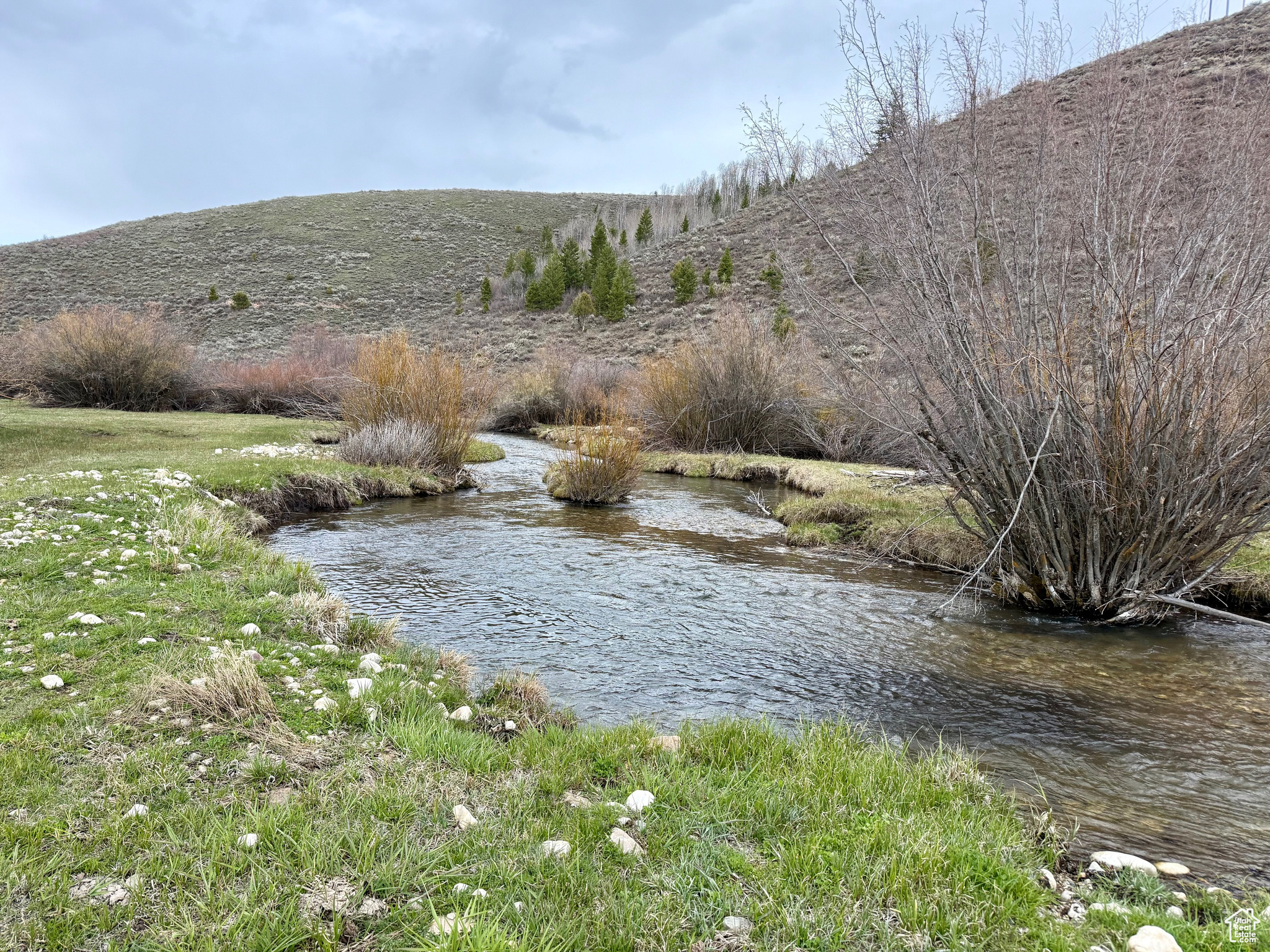 Imagine 14.8 acres of untouched canyon beauty, located roughly 2.5 miles west on Bloomington Canyon Road and just 0.8 miles past the city water tank and trailhead. With Bloomington Creek coursing through the property and sweeping views of Paris Peak, this is off-grid Idaho living at its best. Perfect for a seasonal getaway, or a dream mountain build/short-term rental, this expansive parcel invites you to enjoy nature at its fullest-camp under the stars, watch the wildlife roam, ride your snowmobile or ATV straight into the trail system, or hike to nearby Bloomington Lake. Cool breezes, whispering trees, and total tranquility await. Don't miss out-call today for more info and to schedule a private tour. A short drive to Bear Lake's North Beach, Garden City, and approx. 20 min. to the Bear Lake County Airport!