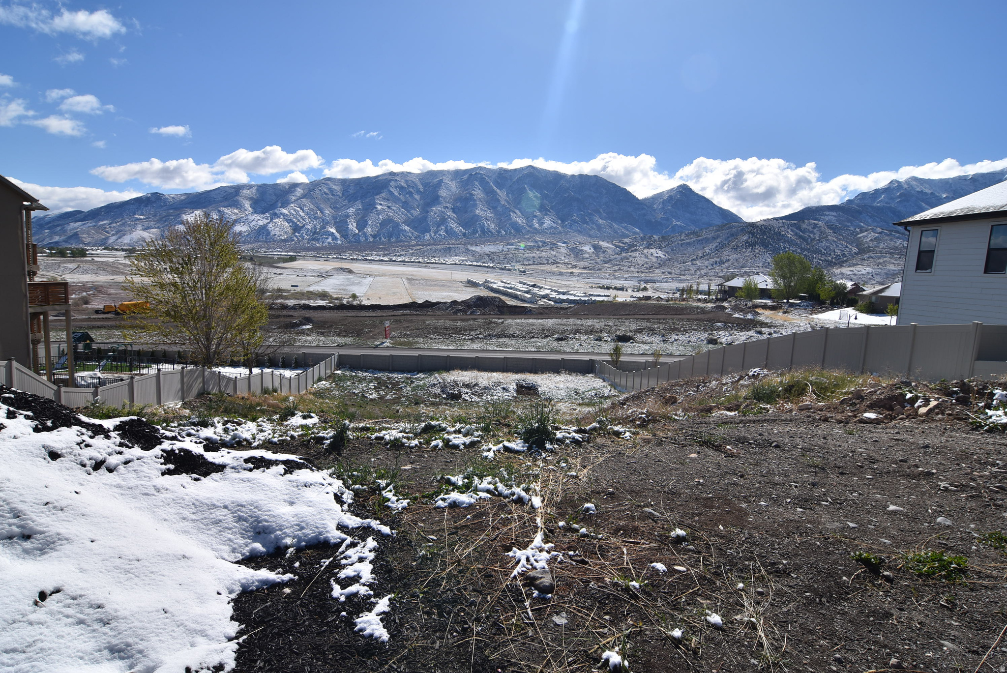 Fantastic .388 acre view lot in Santaquin.  Water, sewer and electric stubbed.  Gas available but Enbridge makes that connection when you build your dream home here.  There is already fencing on 3 sides of the property.  Great area, great lot and great views.    Square footage figures are provided as a courtesy estimate only and were obtained from County Records .  Buyer is advised to obtain an independent measurement. Power, culinary water, sewer, electric are stubbed to the property.  Gas company will hook up gas line and install meter to the home.
