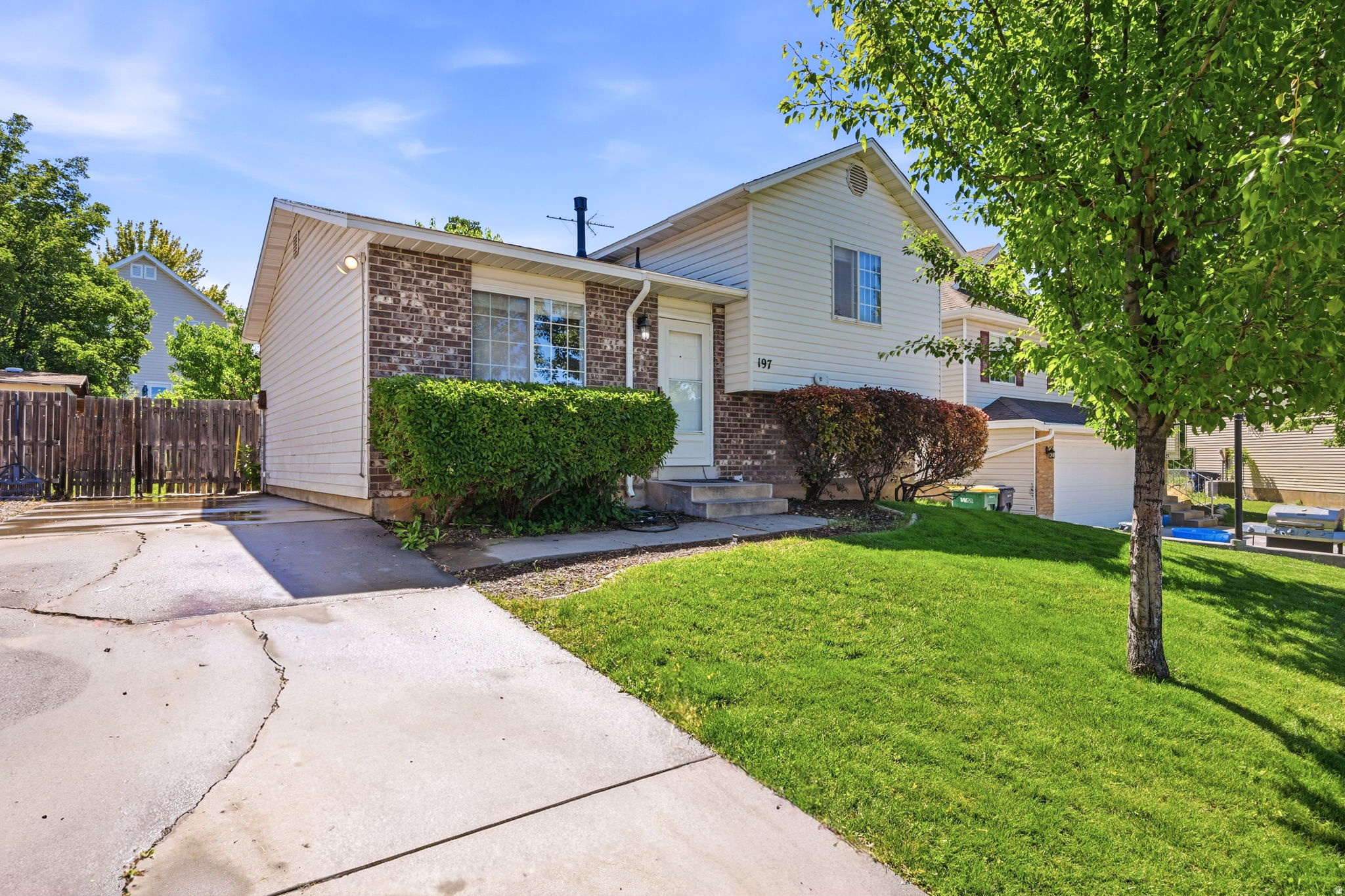 Super cute home to make your own. Great yard that's west facing so you can enjoy the backyard in the afternoon/evening. Tons of storage under the main part of the house that you access through the basement. Come take a look you will love this! Bamboo flooring in the front room. Roof was replaced in 2018. 220V plug on the outside of the house in the driveway.   Square footage figures are provided as a courtesy estimate only and were obtained from county records.  Buyer is advised to obtain an independent measurement.