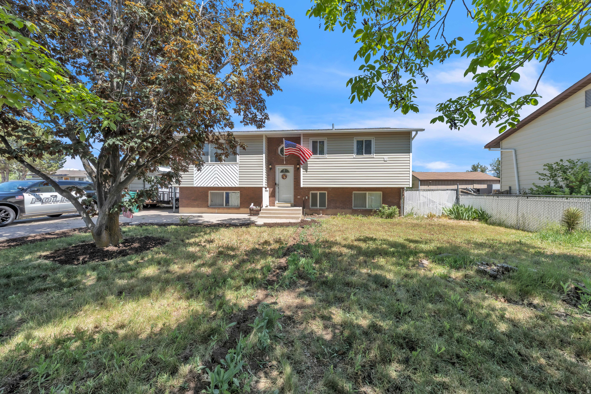 Incredible move in ready property! This bright, inviting home features large windows that flood the space with natural light. Enjoy a spacious master suite complete with a private bath and walk-in closet. Step outside to a massive, fully-fenced yard boasting mature fruit trees. The ultimate bonus is the city-approved basement ADU, previously generating ~$1,500/mo! Perfect to offset your mortgage or add to your portfolio. Square footage provided as a courtesy; buyer to verify all.