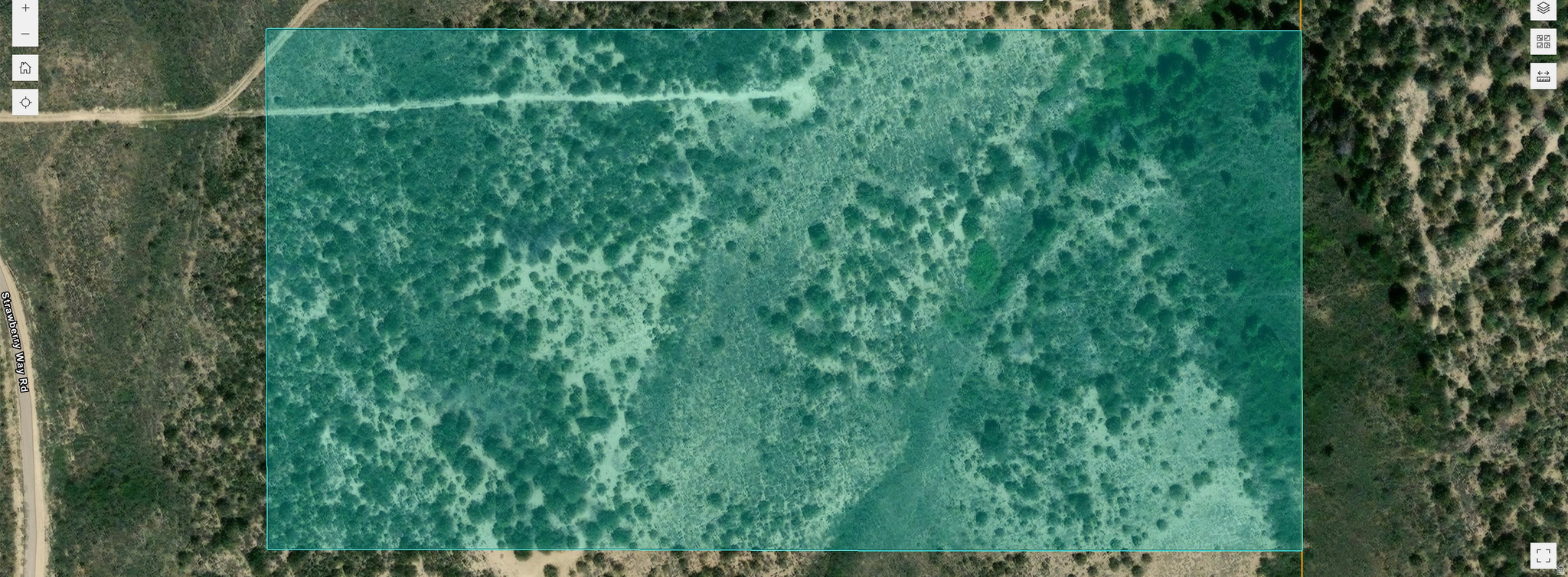 20 acres with a small grove of pine trees. Property is on the top of Currant Creek Mountain, directly south of Fruitland, Ut. Most of the property was burned in the dollar ridge fire, but the pine tree grove survived. This is a secluded cabin/recreational property, with unlimited ATV trails accessible from the property