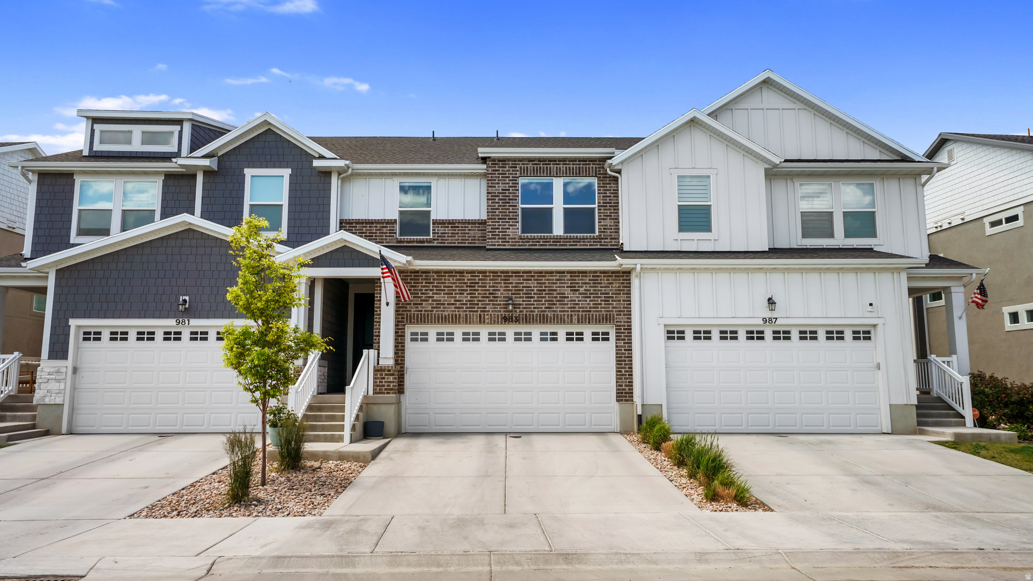 Virtually brand-new townhome with all of the upgrades including the kitchen sink! (literally). Upgraded cabinets, railings, tile, light fixtures, faucets, flooring, carpet pad, countertops, appliances, water spicket in garage. 2 story family room, large primary suite with double sinks, private patio, huge 2 story windows which let in tons of natural light with remote control blackout blinds for when you want it dark. Unfinished basement with room to expand or great storage. Don't sleep on this one! Agent related to seller.