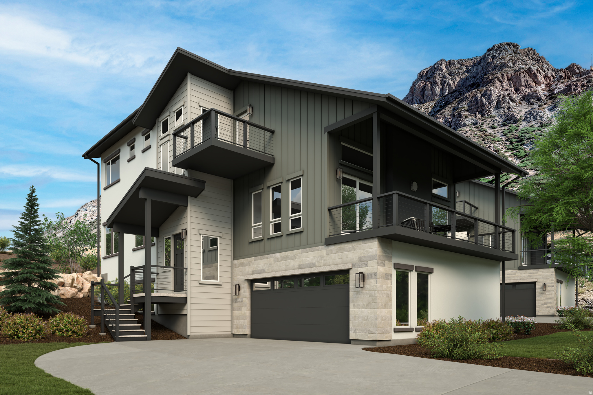 Nestled on Ogden's coveted east bench and just steps from scenic trails, this premier three-story home in the exclusive Valley View subdivision blends luxury living with exceptional versatility and sweeping mountain and city views. Thoughtfully designed for both everyday comfort and elevated entertaining, the home features multiple family rooms, contemporary finishes, and upscale upgrades throughout.  Two expansive decks create seamless indoor-outdoor living spaces, perfectly positioned to take in the breathtaking surroundings. Located in one of Ogden's most sought-after new communities, offering limited lots and truly unlimited views. Estimated completion date Fall 2026.