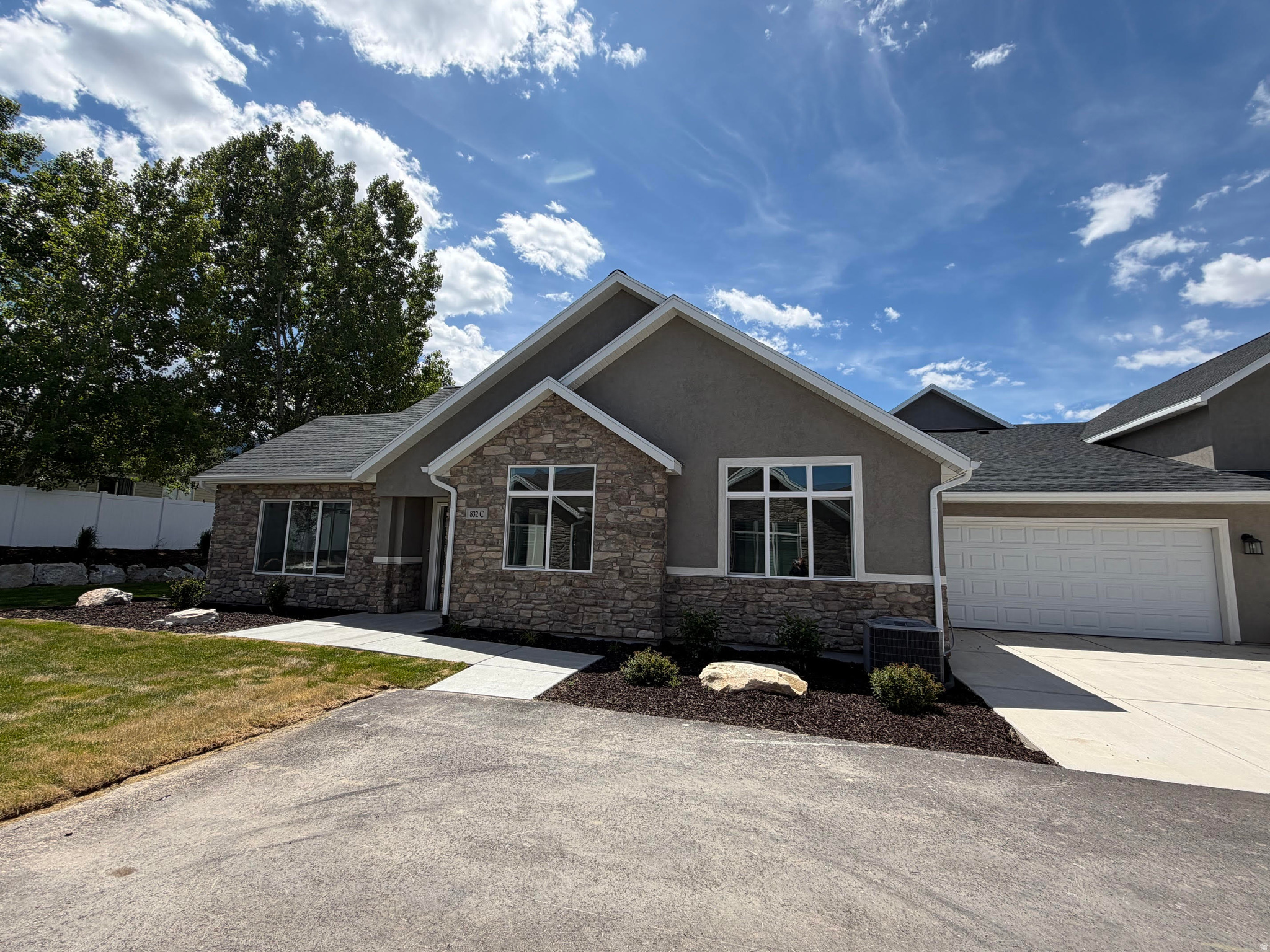Welcome to the Windsor floor plan in a new 55+ community in Tooele! This beautifully designed single-level home offers an open-concept layout with spacious living areas, huge bedrooms, and a stunning primary bath designed for comfort and relaxation. Featuring 2 bedrooms plus a versatile den, this home provides the flexibility you need for guests, hobbies, or a home office. Enjoy the ease of single-level living in a vibrant community built for an active lifestyle. Builder requires use of their own contract. Taxes are estimated.  Square footage figures are provided as a courtesy estimate only and were obtained from builder plans.  Buyer is advised to obtain an independent measurement.