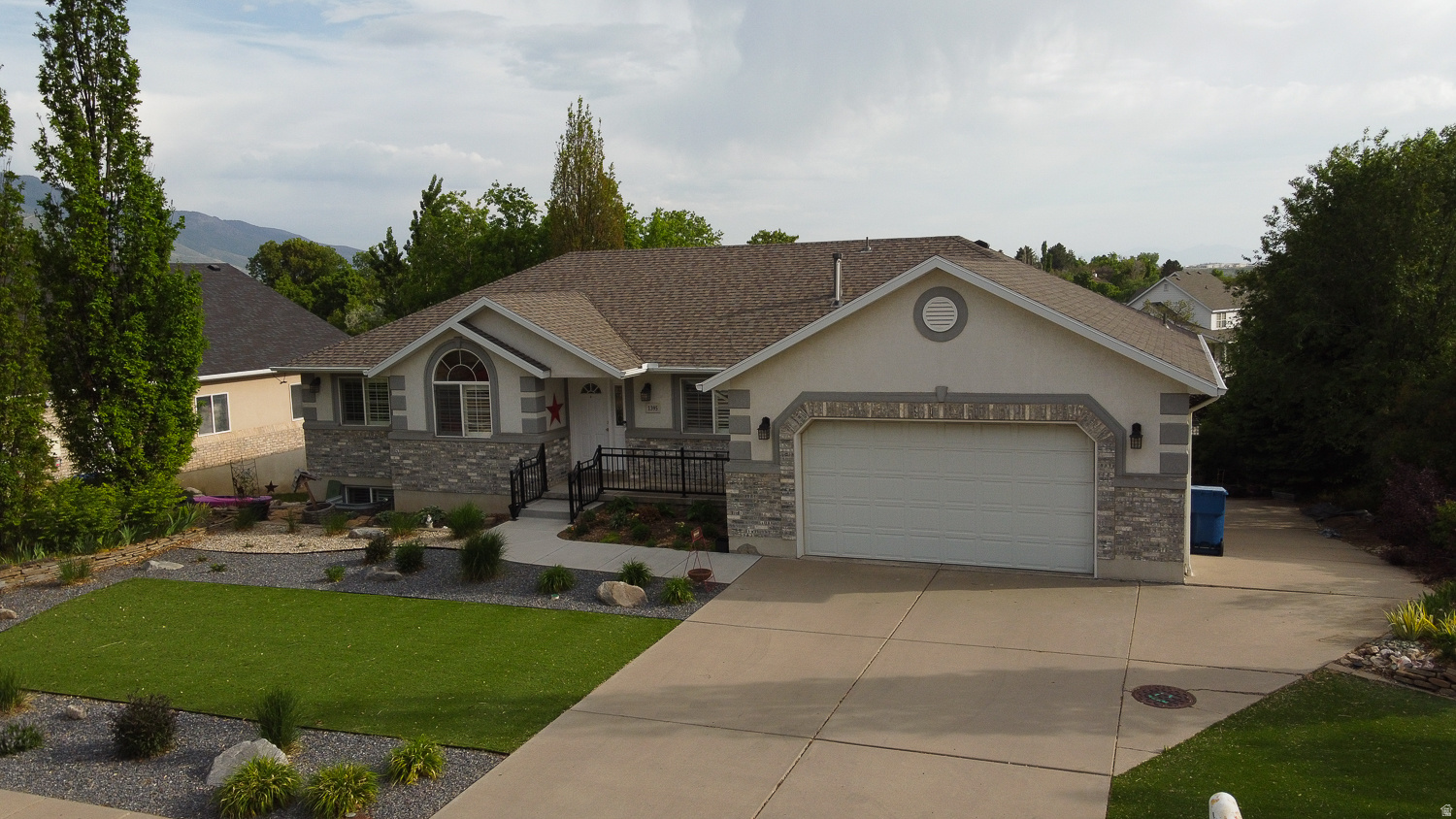 Beautiful rambler w/ basement in South Ogden! Centrally located near restaurants and recreational opportunities!  Within minutes from this home is access to mountains for skiing (Snowbasin and Powder Mountain ski resorts) and mountain biking or hiking trails! This home has 4 bedrooms with a potential for a fifth bedroom downstairs.  Downstairs could easily be used as a basement apartment.  Views of the mountains and the sunsets off the beautiful deck are amazing!  Square foot data is provided from county records. Buyer or buyer's agent to verify all data.  Buyer will want to verify with South Ogden City regarding the use of the basement as an apartment.