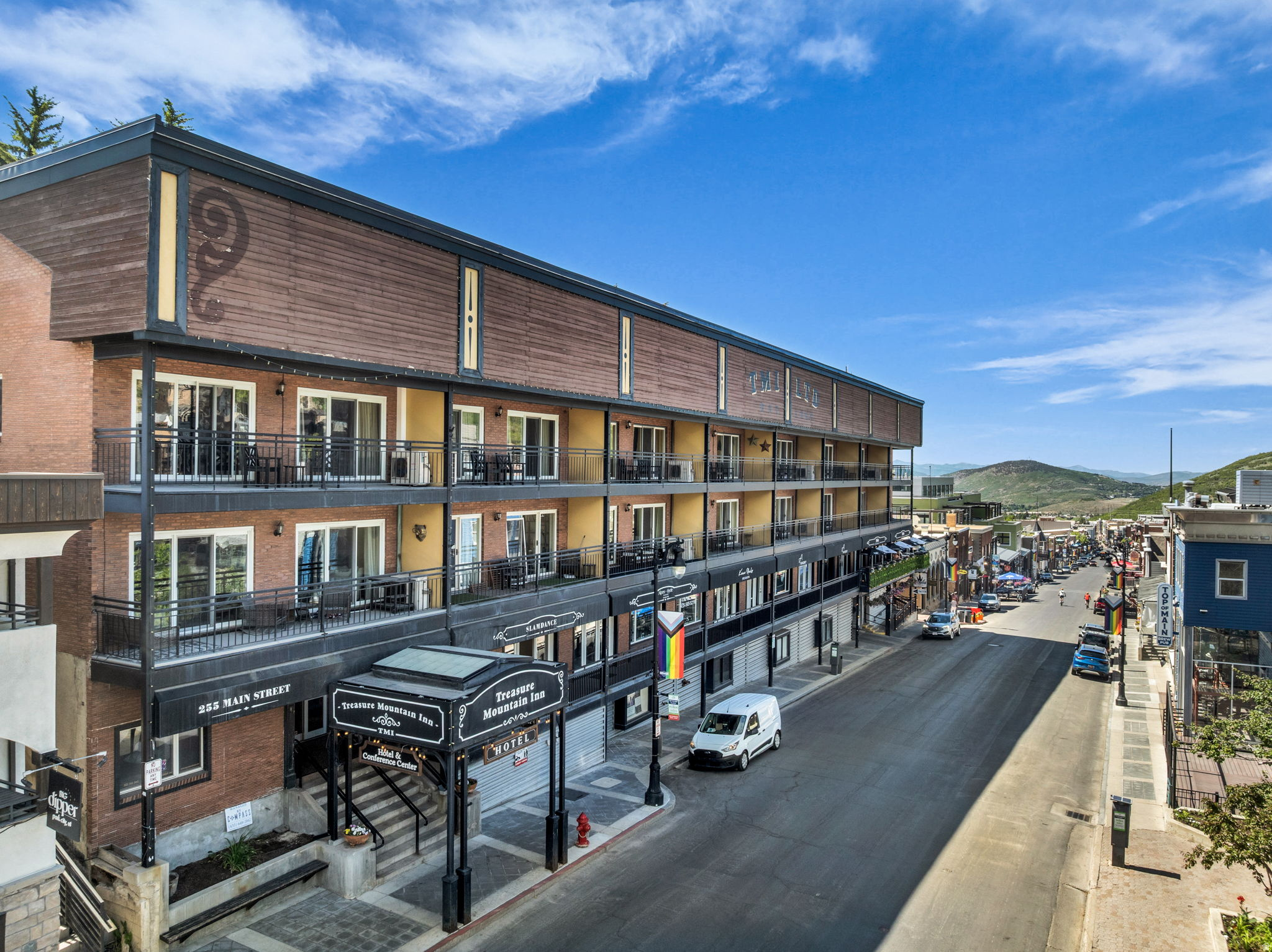 Opportunity meets location at Unit #14 in Treasure Mountain Inn-ideally positioned directly on Main Street Park City, one of the most desirable and high-demand nightly rental corridors in all of Park City. This fully remodeled, turnkey condo is designed for both strong rental performance and guest satisfaction. The open-concept layout features an updated kitchen that flows seamlessly into the living area, creating a bright, welcoming space guests love. With accommodations for up to six-including two queen beds in the primary and a sleeper sofa-this unit maximizes occupancy and nightly revenue potential. One standout feature for renters is the direct walk-out access to the beautifully maintained courtyard and hot tub-an amenity that consistently drives bookings and positive reviews. The surrounding aspens and evening bistro lighting create an inviting mountain ambiance that enhances the guest experience year-round. Treasure Mountain Inn is a proven performer thanks to its unbeatable walkability and on-site conveniences. Guests enjoy immediate access to dining, shopping, and nightlife, plus amenities like a coffee shop, spa services, and Tekila Mexican Grill & Cantina-all without needing a car. Additional revenue-driving features include underground covered parking (a premium on Main Street), ski storage, and winter shuttle service to Park City Mountain Resort, making this an easy choice for both winter and summer visitors. Consistently in high demand and well-suited for nightly rentals, this is a rare opportunity to own a low-maintenance, income-producing property in one of Park City's most sought-after locations. Contact the listing agent for rental history and showing availability.