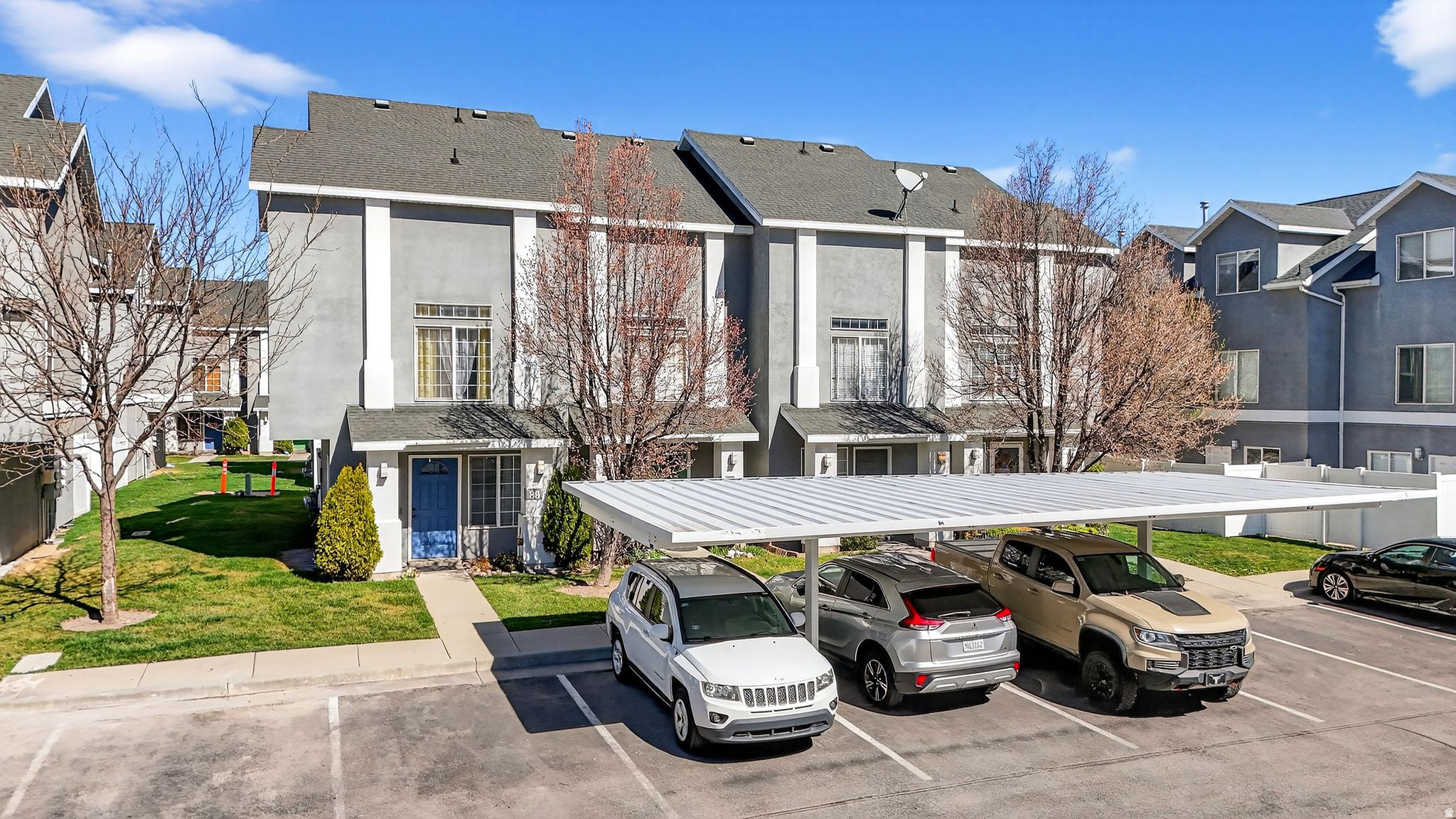 This well-maintained end-unit, three-story townhome offers a peaceful village-style community with a pool and clubhouse. Ideally located just minutes from both downtown Salt Lake City and Salt Lake City International Airport. Enjoy quick access to major highways (I 15, I 80, I 215), and family-friendly activities such as Clark Planetarium, Discovery Gateway, and City Creek Center all just 10 minutes away. Walkable streets, transit options, and a private fenced backyard patio make this home perfect for modern city living. Seller offering to cover 12 months of HOA fees at current cost."