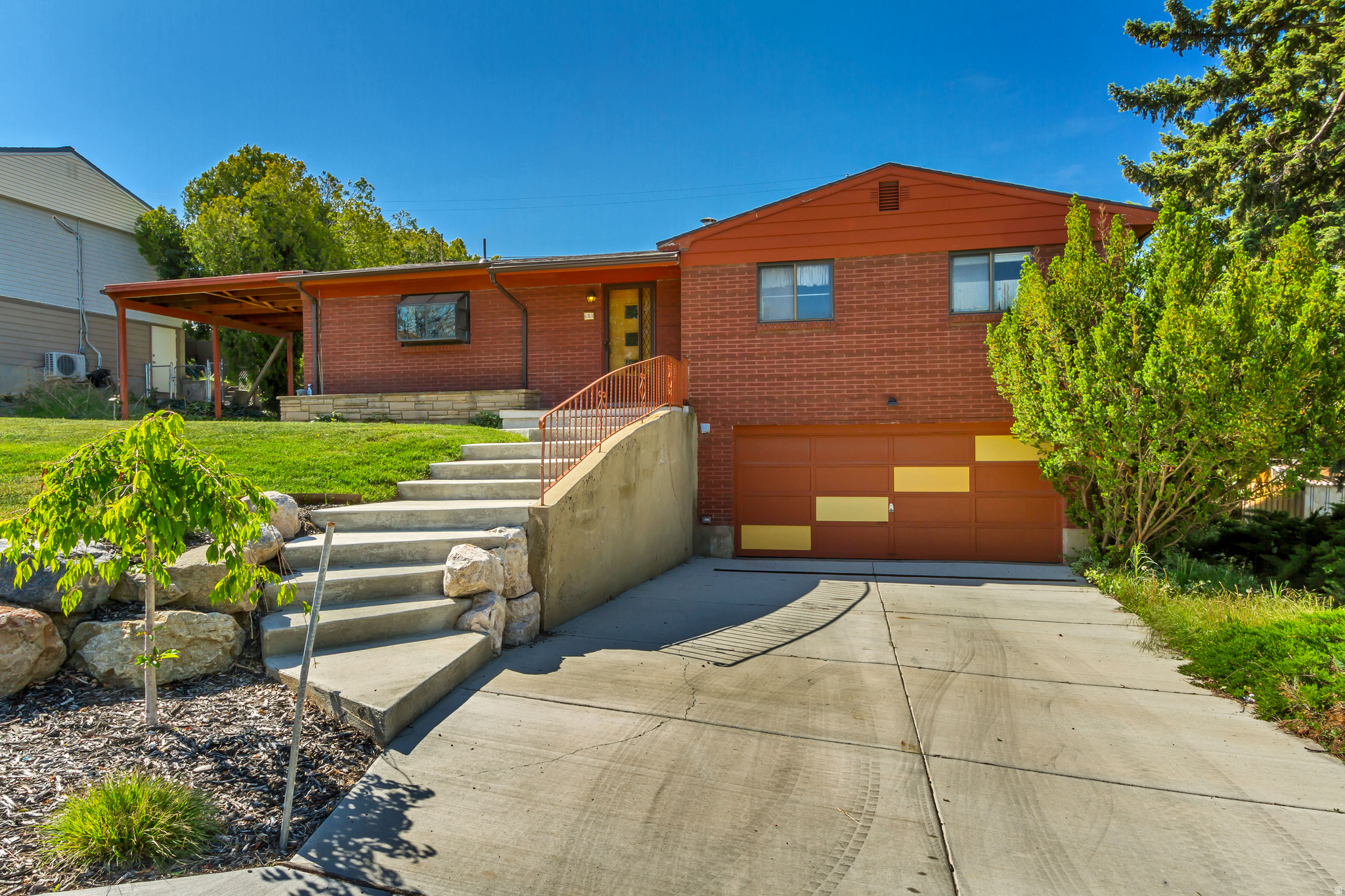 Charming brick rambler in desirable Bountiful area. Home features major recent upgrades including a new roof, new driveway, and new walkway. A professional inspection has already been completed, offering added peace of mind for buyers. Inside, you'll find brand-new carpet and a functional layout with great potential. The home does need some cosmetic updates, making this an excellent opportunity for buyers looking to add their own style and build equity. Conveniently located near shopping, schools, parks, and commuter access, this property combines solid improvements with room to personalize and make it your own.