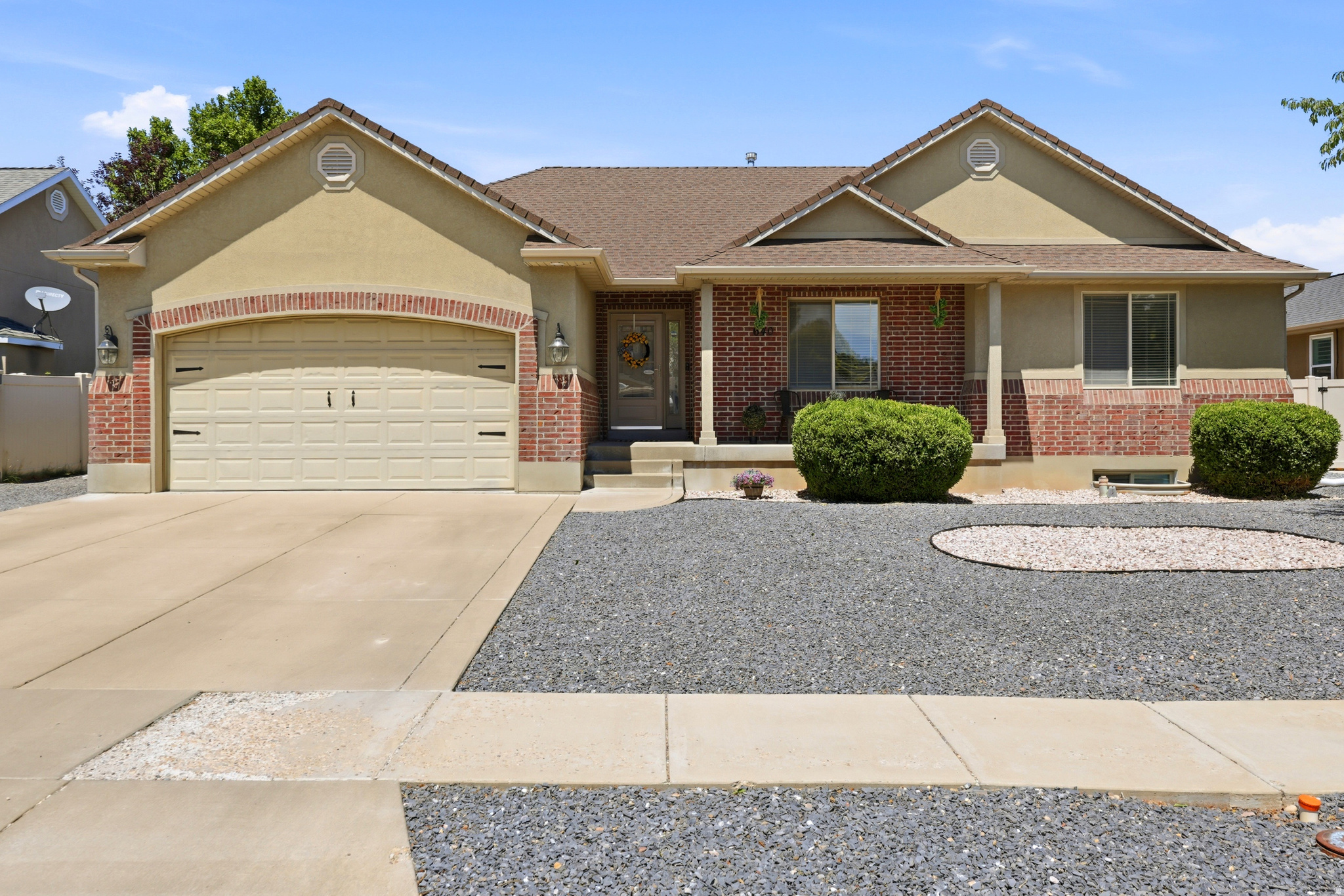 This 4-bedroom, 2-bathroom classic rambler offers broad appeal and style.  Featuring a functional floor plan and plenty of space inside and out. Situated on a large lot with a fully fenced yard, RV parking, and a brand-new automatic sprinkler system, the property is ready for both everyday living and entertaining. The updated kitchen has solid wood cabinets, granite countertops, stainless steel appliances, and a large island. It opens directly to the spacious family room, creating a comfortable gathering space with a cozy gas fireplace. The primary suite includes a walk-in closet and a private bathroom with a separate shower and a 6-foot soaking tub. Main-floor laundry adds convenience to the home's practical layout. Downstairs, the basement provides additional living space with a large bedroom and room to expand or customize to fit your needs. With thoughtful updates and plenty of usable space, this home is one you won't want to miss.