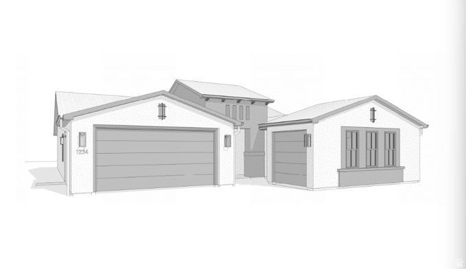 Welcome to the Mesa, a stunning 4-bedroom, 3-bathroom home that spans 2,350 square feet of beautifully designed living space. This floorplan features a spacious kitchen with optional gourmet enhancements, perfect for your culinary endeavors. A large, three-panel multi-slide door can be added, extending your entertaining area right off the main living room and seamlessly blending indoor and outdoor spaces. The primary suite includes a luxurious ensuite bathroom, adding to the home's allure. With a convenient 2-car garage and access to the vibrant SOLIS community's resort-style amenities, including a pool, spa, and recreational courts, you can enjoy an active and fulfilling lifestyle in this remarkable home.