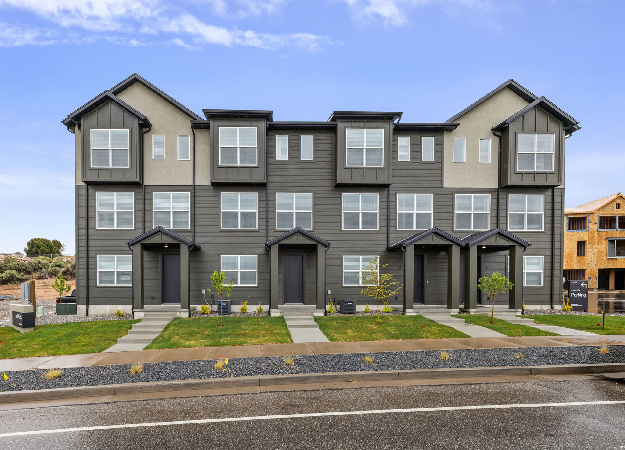 Introducing theHAZEL! Cole West's newest townhome community in the heart of Roy. theHAZEL offers modern 3-bedroom residences with thoughtfully designed layouts, curated finishes, and attached 2-car garages. These homes are fully move-in ready, complete with included appliances-washer and dryer, refrigerator, and more. Located adjacent to the FrontRunner station, this community delivers seamless access to commuting while placing you near local dining, shopping, and everyday conveniences. Experience refined, low-maintenance living in a community designed for both style and function. Welcome home to theHAZEL. Ask about our lender incentives!