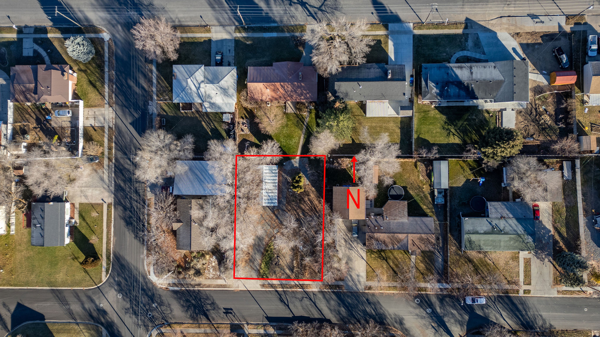 This lot is ready for the home of your choosing.  It comes with the bonus of a large existing shop that sits on the north west corner of the property.