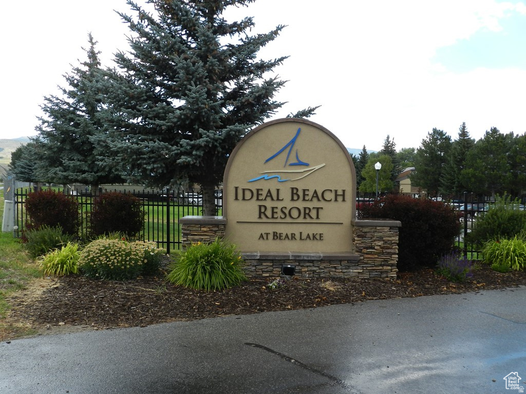 Ideal Beach condo! Don't miss out on owning your own Beach Front Property. These units rent out well every summer. This updated 1 bedroom, 1 bath with a murphy bed has a beautiful view of the turquoise waters of Bear Lake. Sleeps. Sleeps 6. Ideal Beach has 2 swimming pools, hot tub, playground, lots of grassy area, miniature golf, and a huge beach. Owner owns 3 units and will sell all three together. (445, 450, and 451) Make your appointment to see what Ideal Beach is all about!
