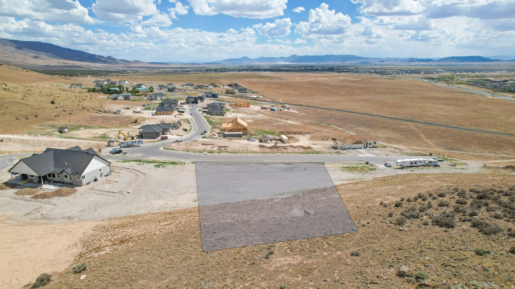 Discover this exceptional 1.01-acre south-facing horse property at 2229 E Unity Way in Eagle Mountain, tucked at the end of a quiet dead-end road with no backyard neighbors for ultimate privacy and tranquility. Boasting stunning panoramic mountain views, this elevated parcel offers endless potential for your dream custom home, hobby farm, or family compound with room for a spacious residence, garage, workshop, barn, and outdoor living areas. Enjoy peaceful semi-rural living while staying close to parks, trails, schools, and Eagle Mountain's growing amenities. Bring your own builder or we have trusted recommendations ready to help. A rare opportunity-don't miss it!