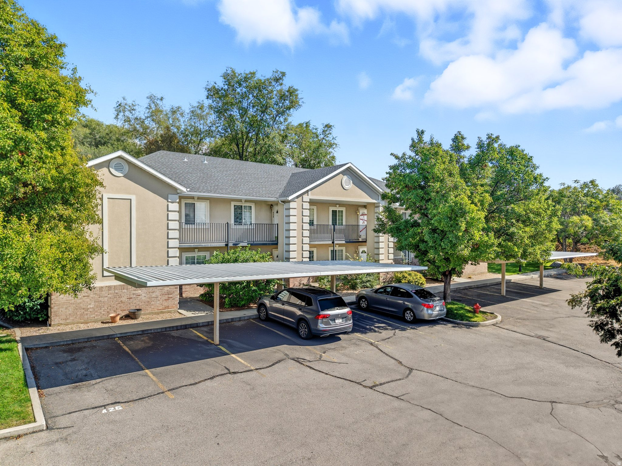 Welcome to the heart of Orem - where comfort, convenience, and opportunity meet. This beautifully maintained 2-bedroom condo delivers the perfect blend of simplicity and style, whether you're looking for your first home, a student haven, or a solid investment property. Step inside and you'll be greeted by bright natural light, an open-concept living area, and a kitchen that flows seamlessly into the main space - ideal for both entertaining and everyday life. The neutral color palette and smart layout make this home feel larger than its size, creating a warm, welcoming vibe the moment you walk in. The bedrooms are cozy and thoughtfully designed, offering plenty of natural light and closet space. Enjoy central air, modern finishes, and a move-in-ready interior that makes settling in a breeze. Outside, you'll appreciate the low-maintenance lifestyle that condo living offers - no yard work, no exterior upkeep, just time to focus on what matters most. With two dedicated parking spaces, pet-friendly policies, and quick access to UVU, I-15, shopping, and dining, you'll have everything you need right at your fingertips. Whether you're looking for a lock-and-leave lifestyle, a prime rental opportunity, or an affordable entry into one of Utah County's most convenient locations, this home checks every box. Highlights Bright, open layout with modern updates Low HOA and minimal maintenance Minutes from UVU, shopping, and freeway access Pet-friendly community Perfect for first-time buyers or investors