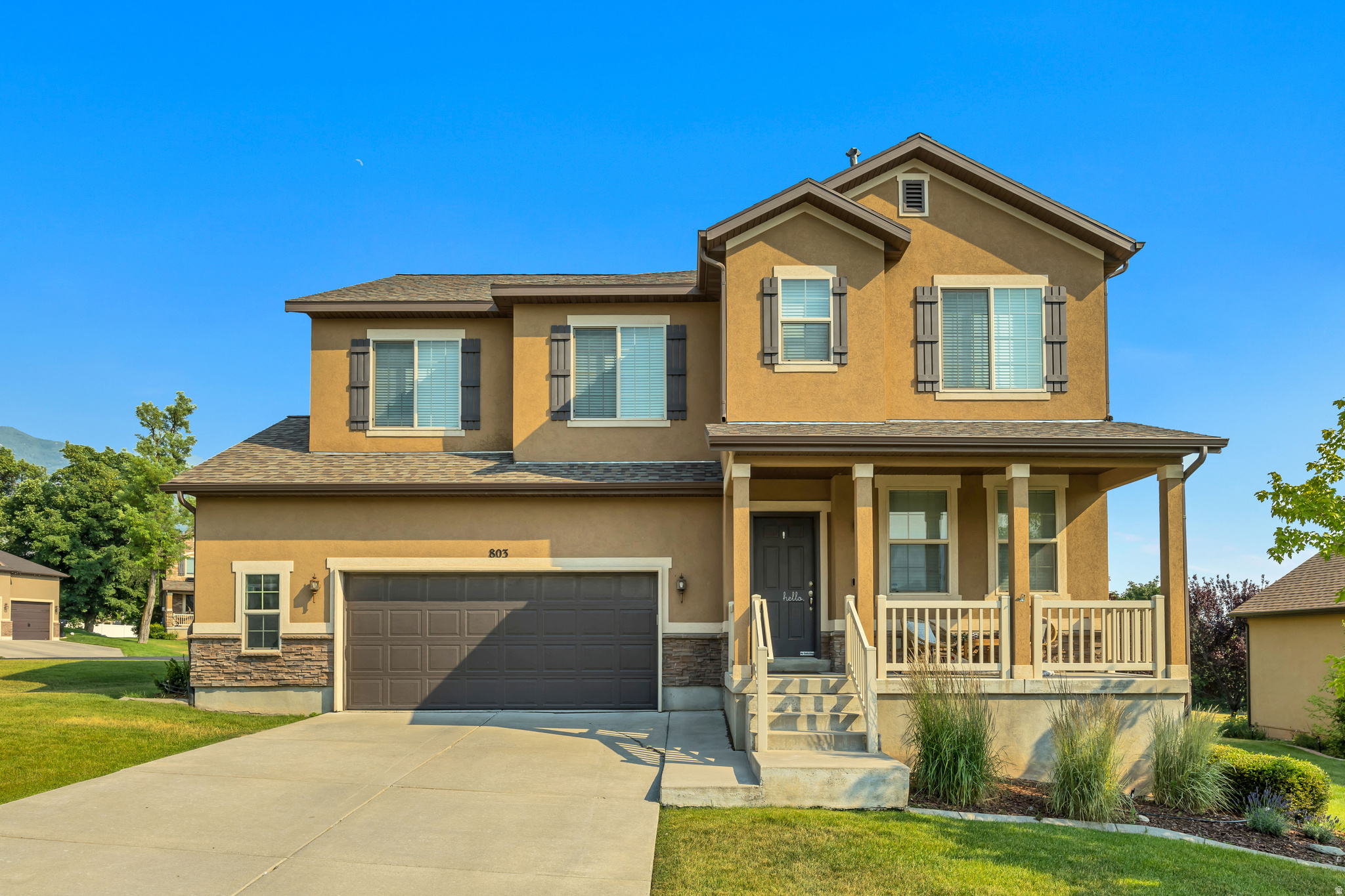 Great location.  Just around the road bend from Smiths.  Has solar and is paid off.  Summer bills for electricity are around $10 a month.  New furnace and water heater installed in 2023.  Roof is about 8 years old.  Extra wide 2 car garage for good storage.  New trex deck.  HOA will take care of the lawn, sprinkling system and trees.