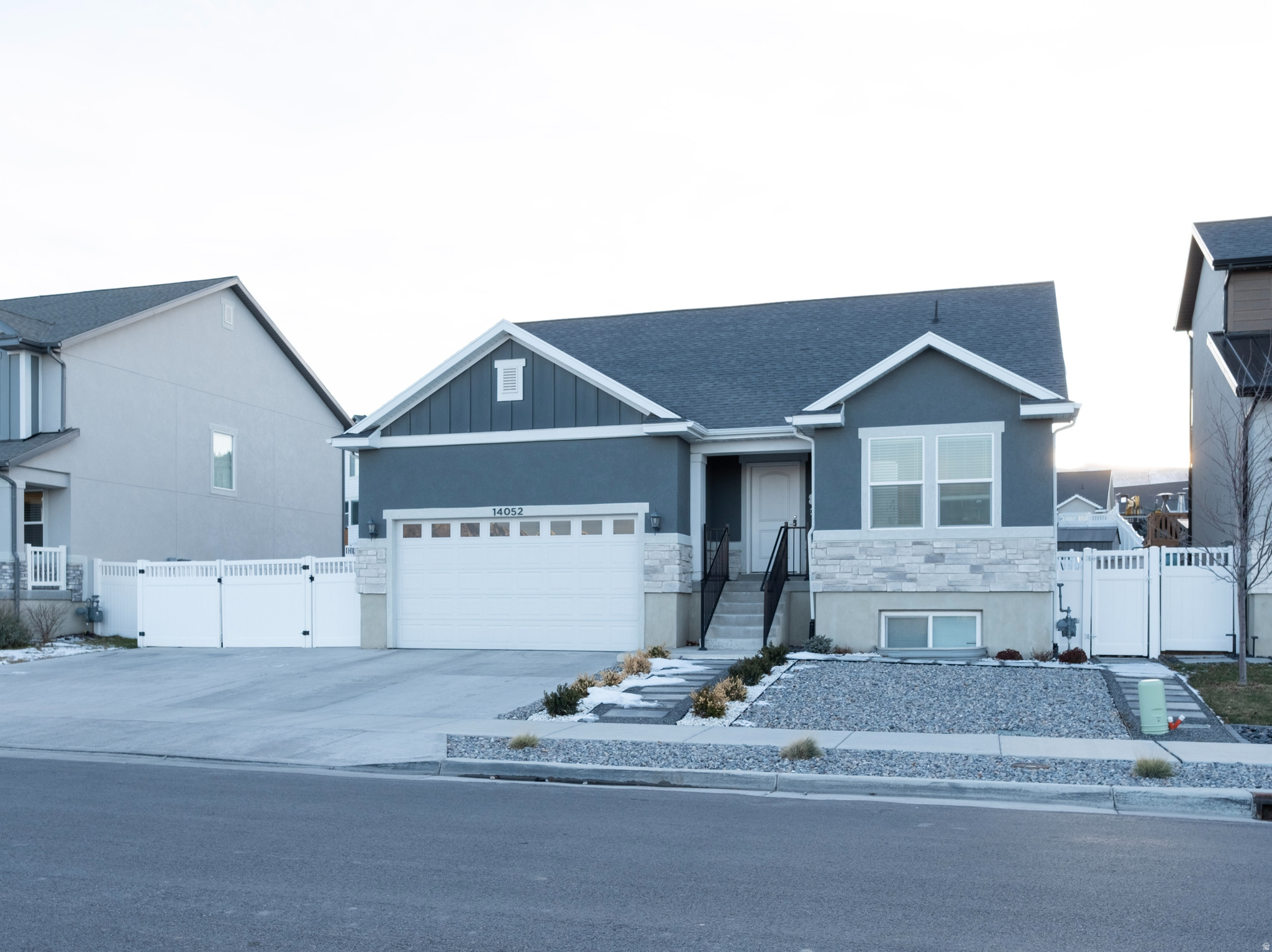 Mountain Ridge is an exciting new community in Herriman/Riverton featuring both townhomes and single-family homes. This family-friendly neighborhood is within walking distance to the local elementary and high school. Discover this stunning Herriman home with sweeping mountain views and a convenient location. Featuring a fully finished walk-out basement with a private mother-in-law apartment, this home is better than new, with RV parking, premium upgrades throughout and a gorgeous kitchen. Truly move-in ready and waiting for you!
