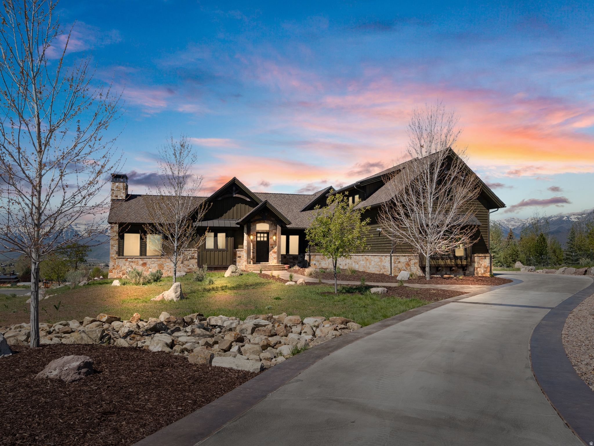 Experience ultimate luxury in this beautifully remodeled 6,400 sq. ft. executive home, designed for seamless entertaining and refined mountain living. This exceptional residence features four oversized bedroom suites and high-end upgrades throughout. The gourmet kitchen showcases Sub-Zero and Wolf appliances, expansive counters, a spacious prep island, and a dramatic oversized backsplash window framing breathtaking Mount Timpanogos views. Recently completed, the brand-new remodel offers sophisticated finishes and a fresh, modern aesthetic. Enjoy premium features including whole-house sound, whole-house humidifier, and thoughtfully designed living spaces ideal for both everyday comfort and entertaining. Situated on a .82-acre cul-de-sac lot, the property includes a dog-friendly backyard with stunning mountain views and an extra-large 3-car garage with ample storage for recreational gear. Located just five minutes from the Red Ledges Golf Course and Club amenities, including the equestrian center, pool complex, pickleball and tennis courts, fitness center, and extensive hiking trails. Owners also enjoy convenient Deer Valley ski access with a shuttle running every 20 minutes. Exclusive perk: This home includes the right to purchase a Red Ledges Golf Membership. A rare opportunity to enjoy luxury, privacy, and year-round recreation with close access to world-class skiing, championship golf, and premier club amenities.