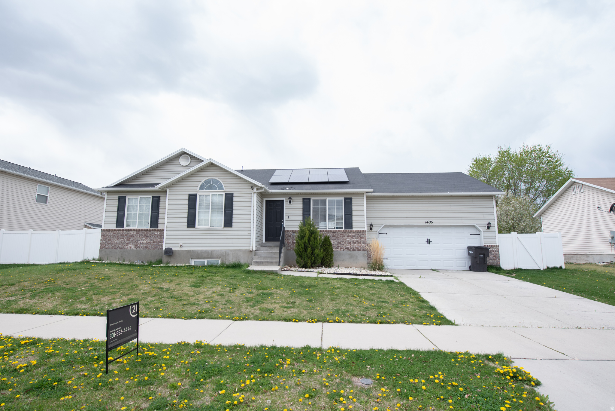 Spacious 5-Bedroom 3 Bath Rambler in Prime Provo Location! Don't miss this beautifully maintained 5-bedroom, 3-bath home with a 2-car garage, ideally situated near shopping, freeway access, and just minutes from the new Orem Temple. Walk to nearby schools-including a new high school-making this the perfect home for families. Enjoy energy-efficient features like a tankless water heater, paid-off solar panels, and double ceiling insulation for year-round comfort and savings. The updated kitchen boasts soft-close drawers, and the basement includes a charming playhouse and reading nook-a dream for kids and cozy nights in. With Google Fiber installed and thoughtful upgrades throughout, this home combines comfort, convenience, and long-term value. Call or text agent today to schedule your private showing