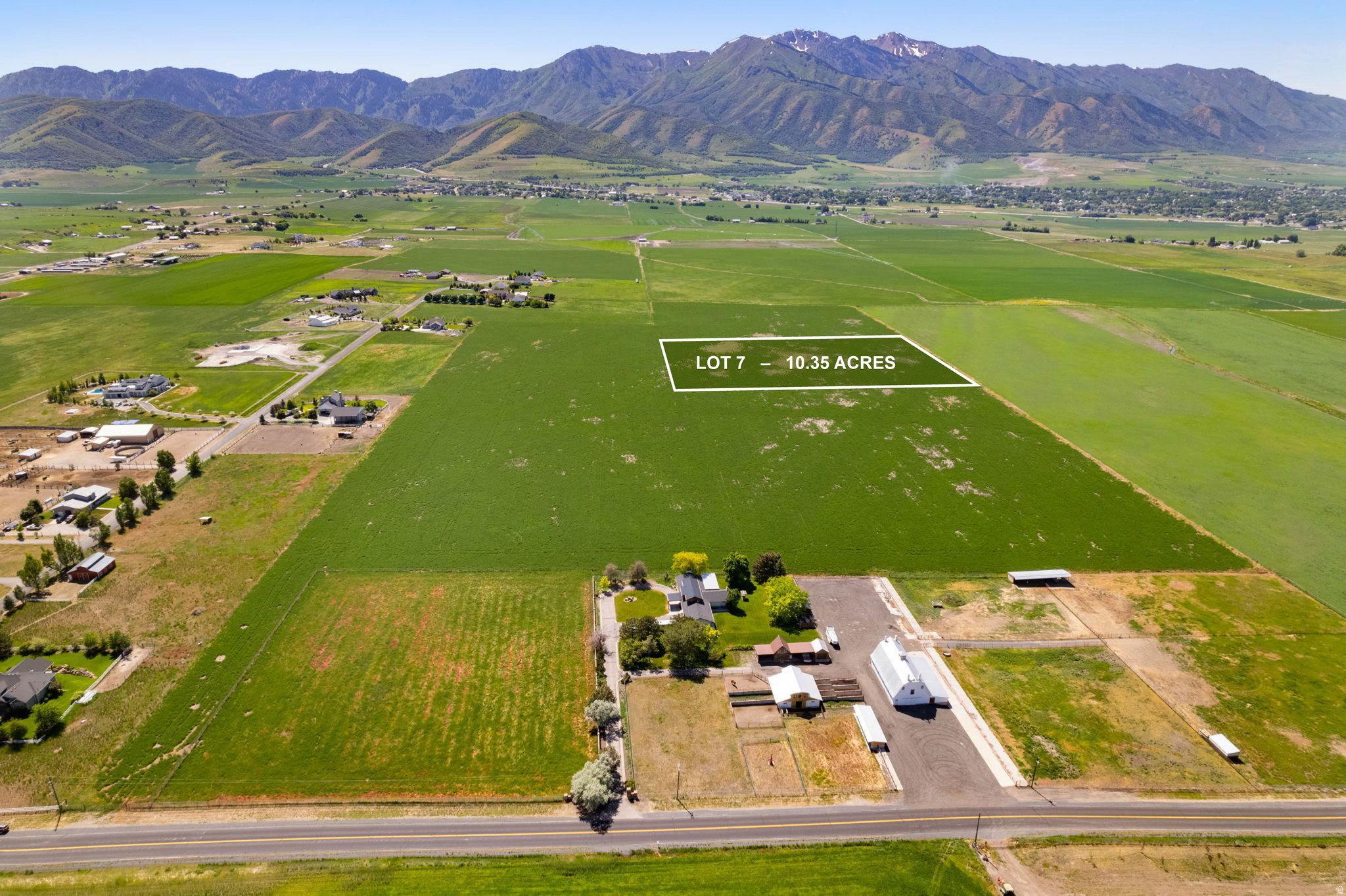 Welcome to Legacy Ranch Estates - an exclusive new equestrian subdivision nestled in the heart of Mt. Sterling.  Soak up the unobstructed views of the majestic Wellsville Mountains.  This spacious, flat 10.35 acre lot provides the perfect setting for your dream ranch.  Well permit included.  Buyer to verify all information.