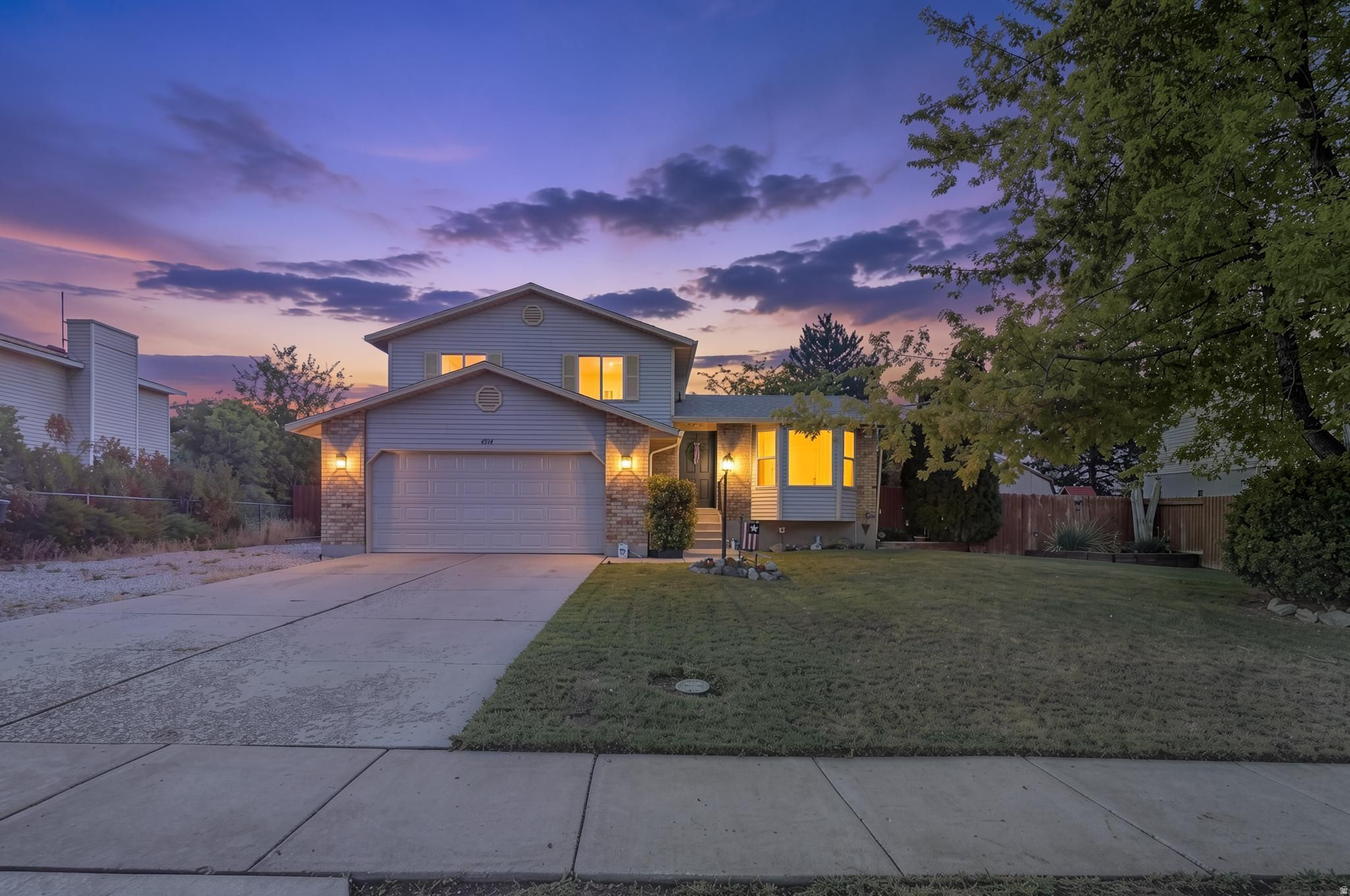 This beautifully maintained home with a fantastic backyard that includes a fire pit, mature trees, a deck, and a shed. Inside, it has hardwood floors in two bedrooms, a remodeled upstairs bathroom, and a cozy wood-burning fireplace. Additionally, the unfinished basement is plumbed for a future bathroom.