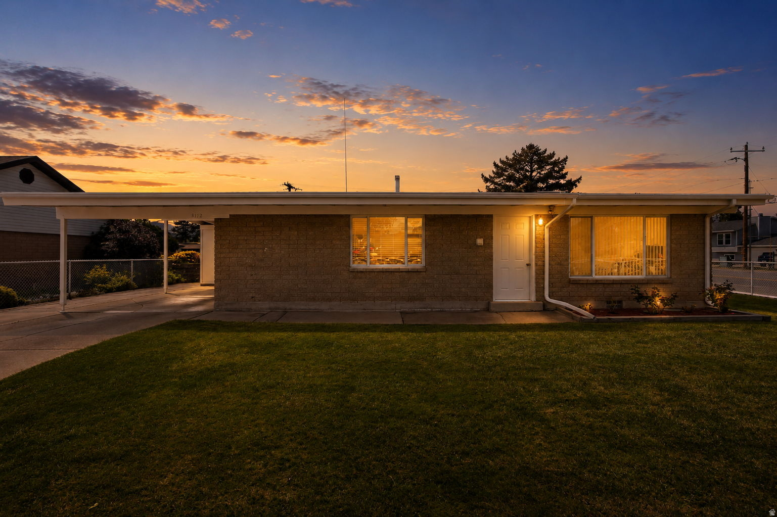 Convenience meets comfort in this thoughtfully designed single level home, perfect for easy everyday living. Step inside to a functional layout that keeps everything within reach. No stairs and no hassle, just a seamless flow from room to room. Outside, you'll find a fully fenced yard offering privacy and space to relax, entertain, or let pets play freely. Whether it's a enjoying a morning coffee or a weekend BBQ, this outdoor space is ready for it all. Location is where this home really shines, with quick access to the highway for an easy commute and close proximity to everything you may need. Enjoy being near local schools, stores, a nearby golf course for leisurely afternoons, and the West Valley City Recreation Center for fitness, activities, and community events.   Square footage figures are provided as a courtesy estimate only and were obtained from county records.  Buyer is advised to obtain an independent measurement.