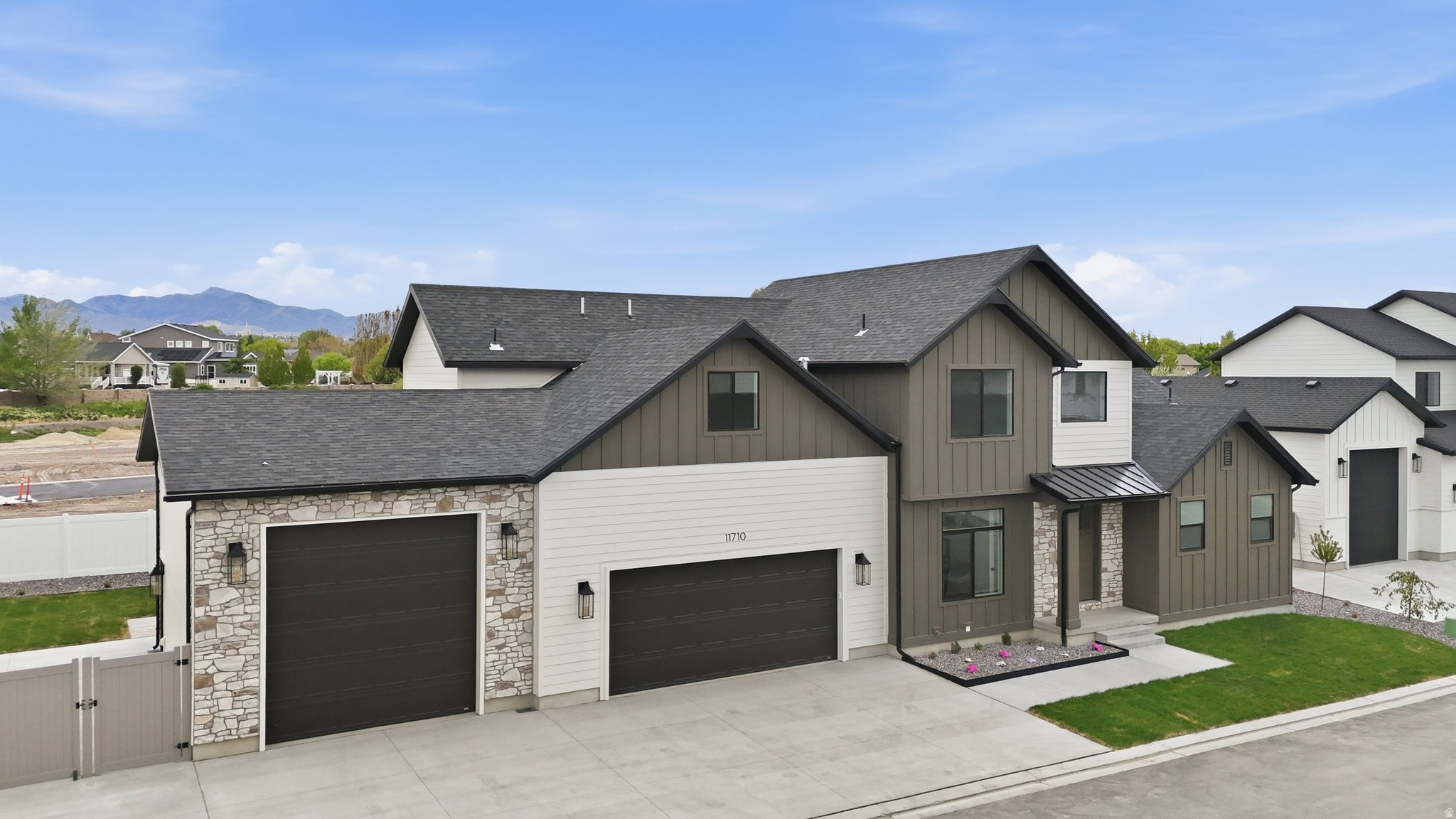 Price Reduced $80,000 for Quick Sale!! BEST DEAL YOU WILL FIND!!  BRAND NEW Custom Home with SO MANY UPGRADES and ADU Option with Basement Entrance!!  Main-Floor Master Suite and High-End Finishes Throughout. The Gourmet Kitchen Includes a 6-burner Gas Range with Double Ovens, Quartz Countertops, Custom Soft-close Cabinetry, Pebble Ice Machine, Butler's Pantry.  Perfect for Entertaining.  This Stunning Two-Story Showcasing Huge Picture Windows and a Floor-to-Ceiling Fireplace, filling the space with Natural Light.  The Main-Floor Primary Suite offers a Private Retreat with a Spa-Inspired Bathroom, Including a Freestanding Soaking Tub, Walk-in Shower with Four Shower Heads and Premium Moen fixtures.  Spacious Walk-in Closet with Stackable Washer and Dryer.  Designed with flexibility in mind, the home features a Separate Basement Entrance with Kitchenette and Laundry, providing excellent potential for a Private Mother-in-Law suite or Multi-Generational Living or ADU Option.  Car enthusiasts will LOVE the Finished and Painted 3-car Garage with Epoxy Flooring, Upgraded Insulated Doors, an Oversized 12-ft-high Garage Door, and 92 feet of RV Parking.  The Yard is 100% Professionally Landscaped and Fully Fenced. Situated on a Cul-de-sac Lot in the Exclusive Myers Park Community, a Private Neighborhood with only 15 Custom Homes.  Conveniently Located just Off 11800 S Myers Park Ln in the Riverton/South Jordan Area, only 8 minutes to I-15.  Home is within Bingham High School boundary.  HOA includes Water, Garbage, and Snow Removal.  Riverton City and HOA allow for ADU in Basement. 3 Bedroom/1 Bath/ Kitchenette and Laundry Area with Separate Entrance.  Could be used as an ADU or just normal family space but zoned for legal ADU.  Move-in NOW - Must SEE!