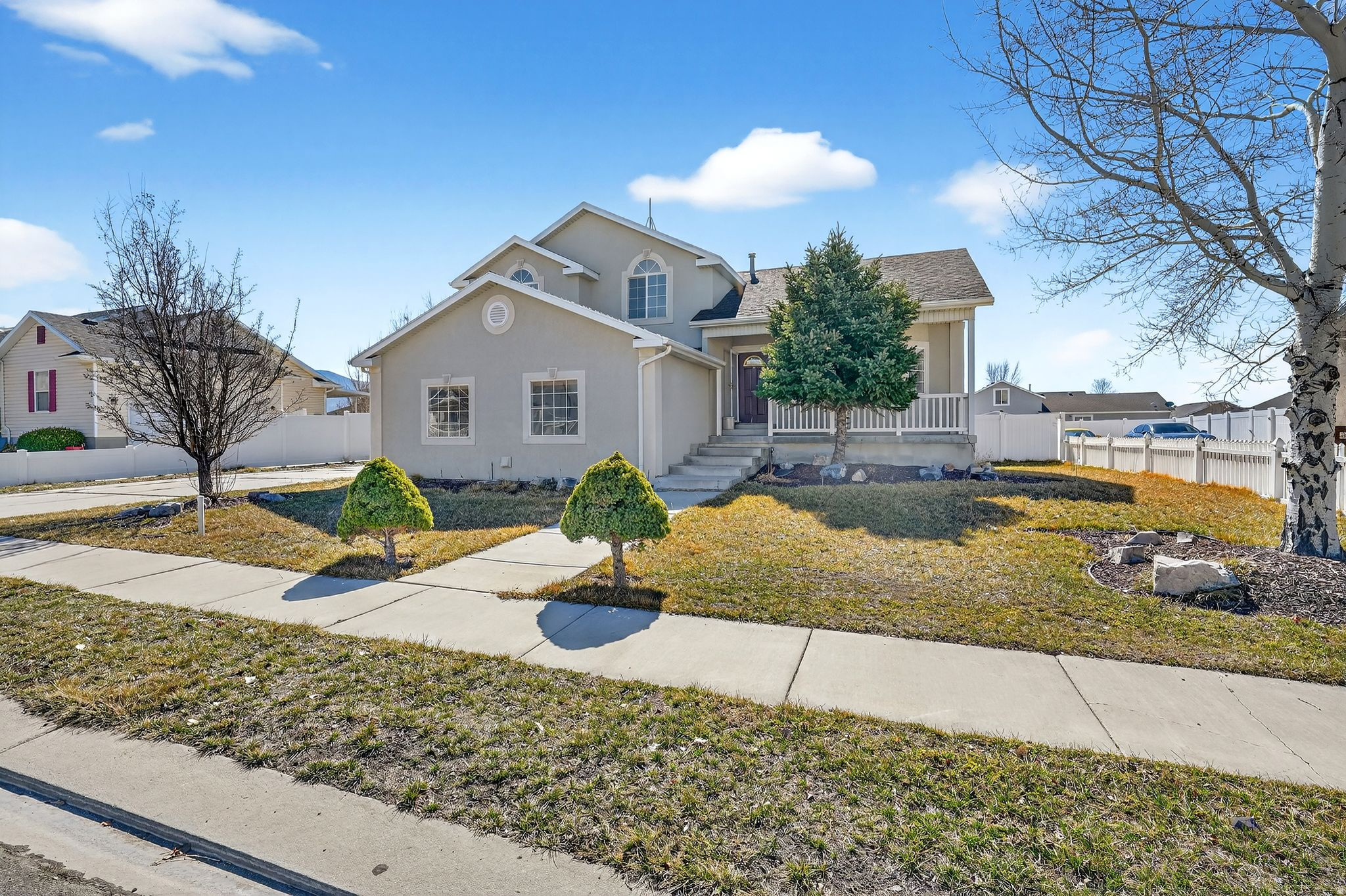 Welcome to this beautifully and fully remodeled home in Eagle Mountain, featuring paid-off solar panels for significant energy savings. The interior has been thoughtfully updated throughout, offering modern finishes, updated flooring, and a fresh, move-in-ready feel. Enjoy comfortable living with reduced utility costs in a well-established neighborhood close to schools, parks, and amenities. A rare opportunity to own a turn-key home with long-term efficiency benefits.